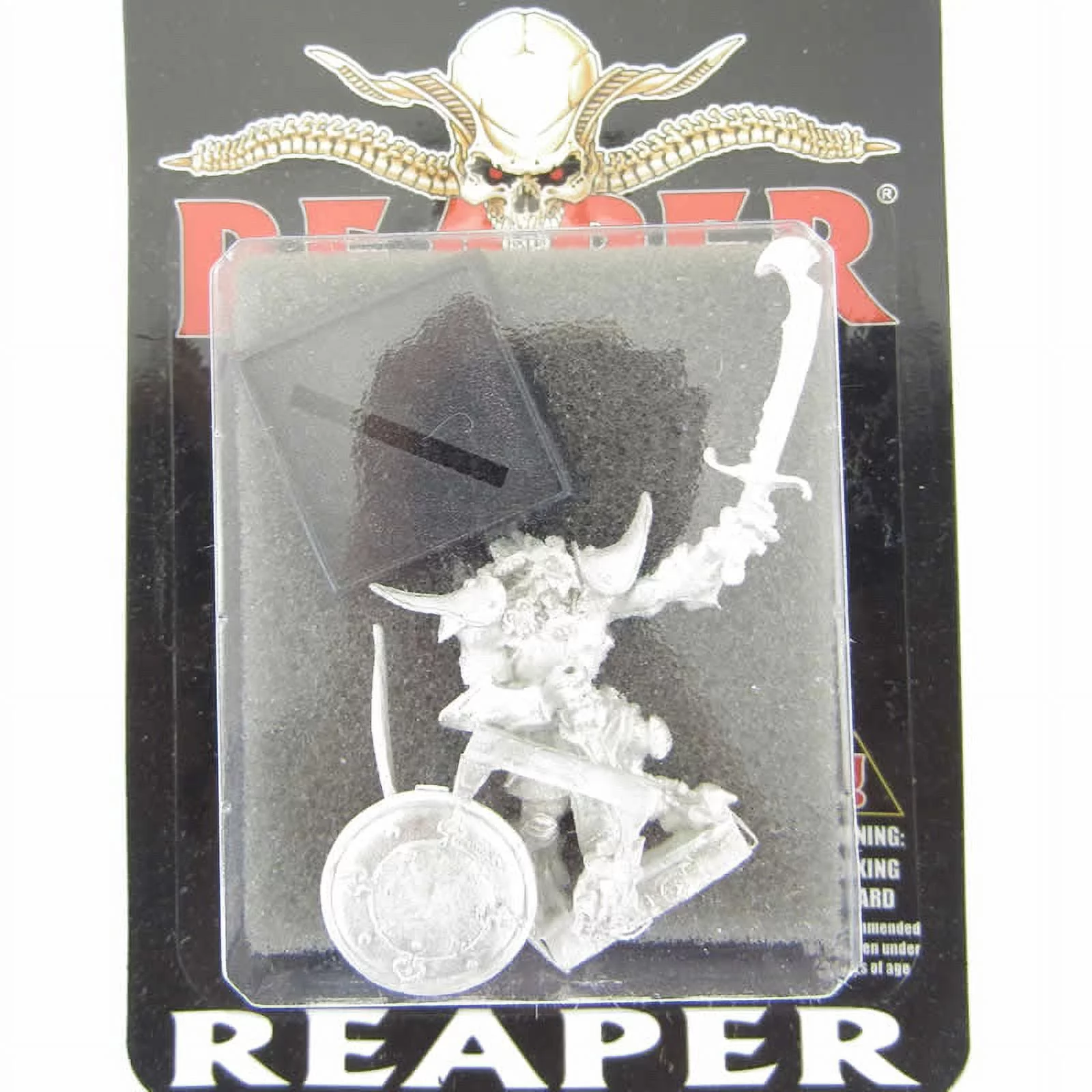 Reaper Miniatures Sunan, Reptus Warrior #14343 Reptus Unpainted RPG Mini Figure