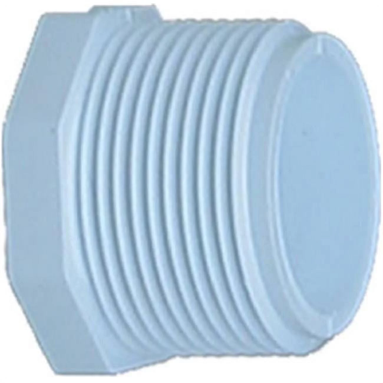 31810 1 in. Male Pipe Thread Plug, White
