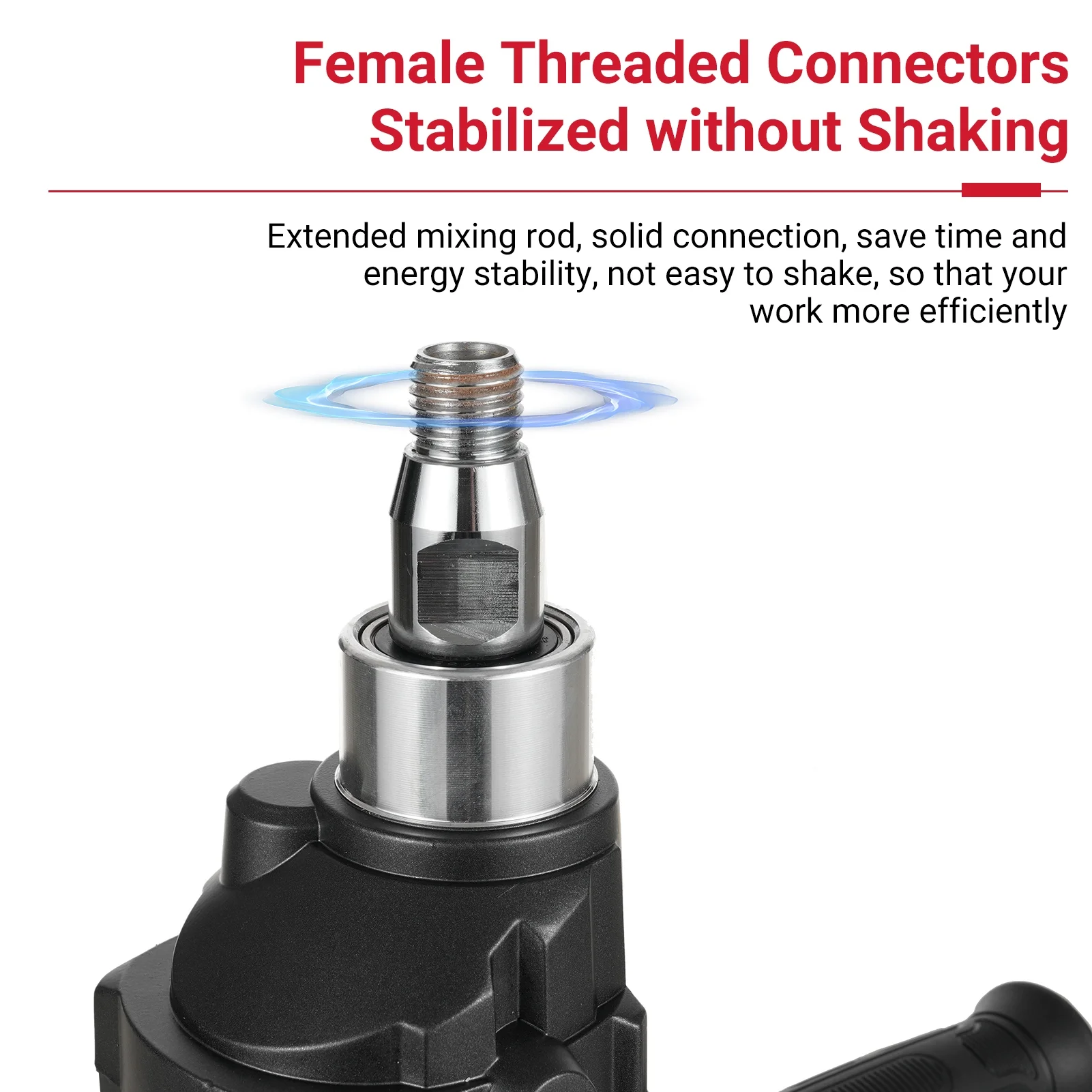 Efficient Post Hole Digging moobody 2000W Drill Mixer Set with Spade Handle