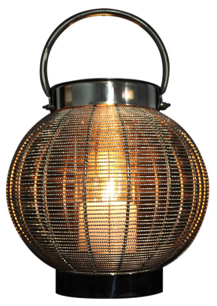 Anywhere Fireplace 90240 2 in 1 Jupiter Fireplace Lantern, Silver