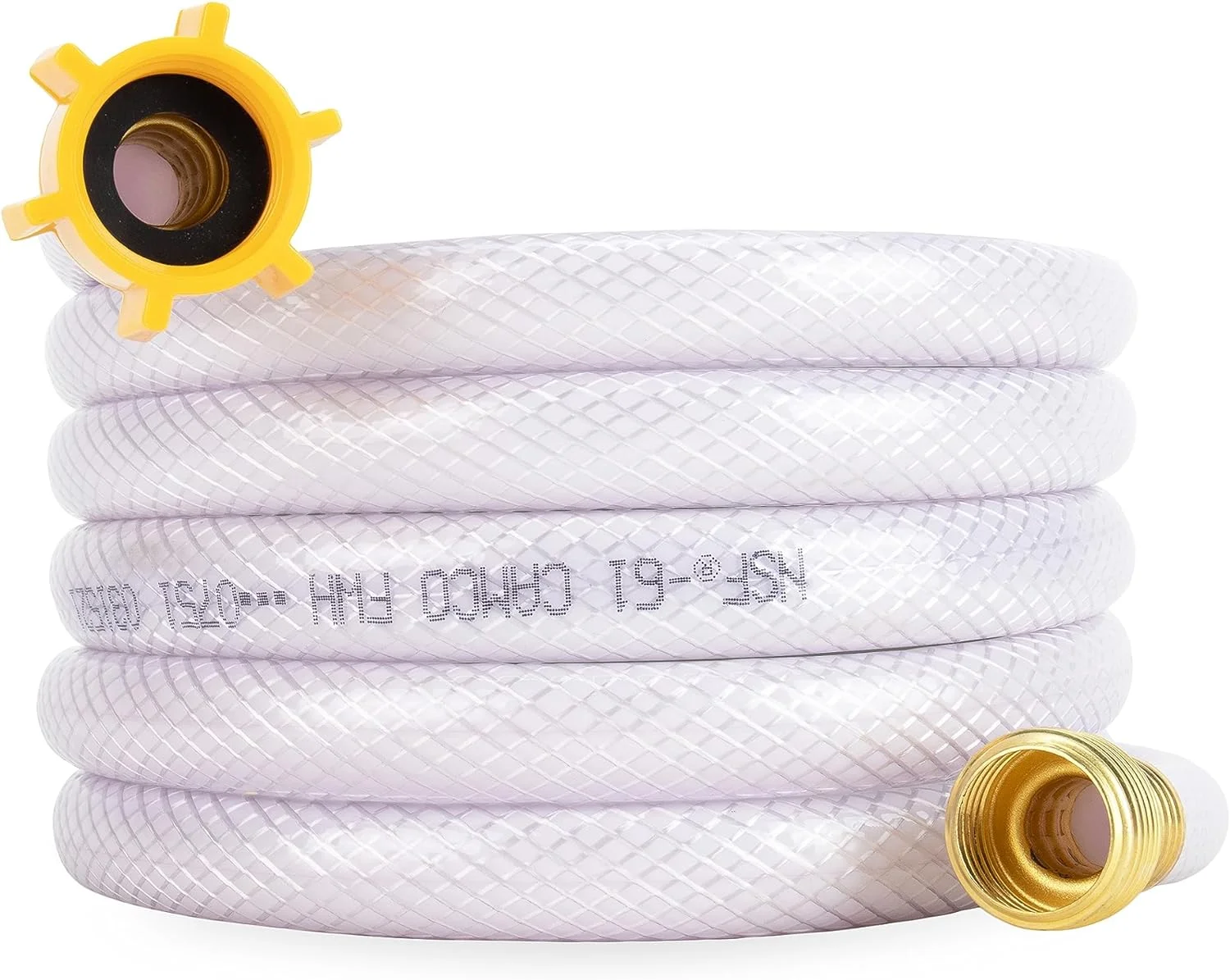 TastePURE 10-Ft Water Hose - RV Drinking Water Hose Contains No Lead  No BPA & No Phthalate - Features Diamond-Hatch Reinforced PVC Design - 1/2\u201D Inside Diameter  Made in the USA