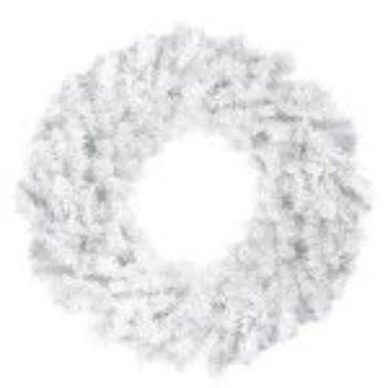 Queens of Christmas GWWSQ-03 3 ft. Sequoia Wreath, White