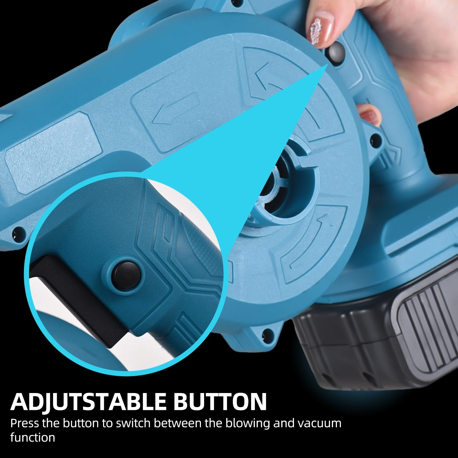 blower,Handheld Battery Powered Battery 2-in-1 21v With Battery 2-in-1 21v Blower And Hair With And Cleaner Handheld Battery Powered Blower Powered Blower Lawn Blower With Lanru