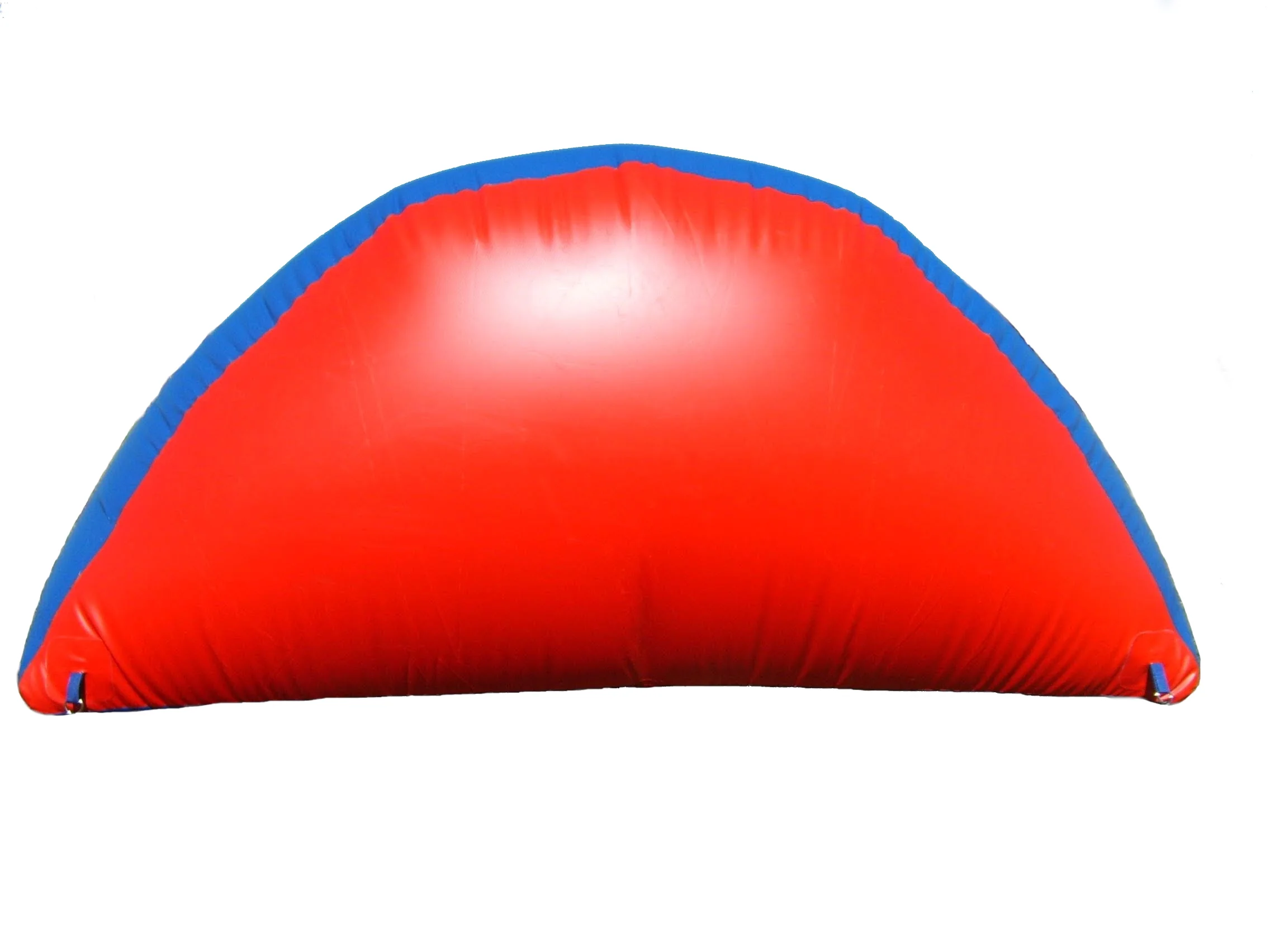 Sportogo Inflatable Air Bunker Wedge for Paintball, Airsoft, Archery, Laser Tag, 1 Piece, 4 Foot Tall, Red & Blue