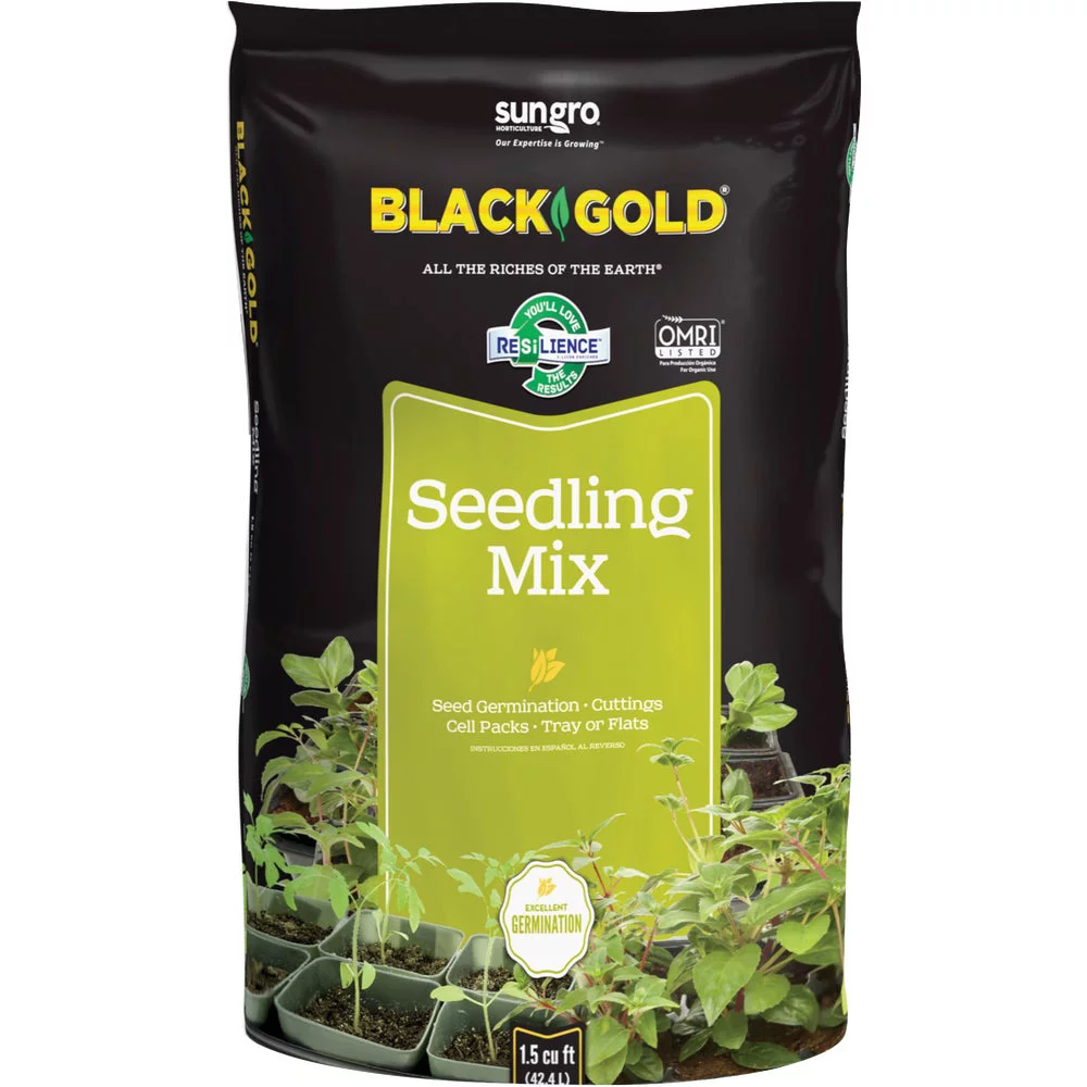 1PACK Black Gold 1.5 Cu. Ft. 18 Lb. All Purpose Container Potting Seed Starting Mix