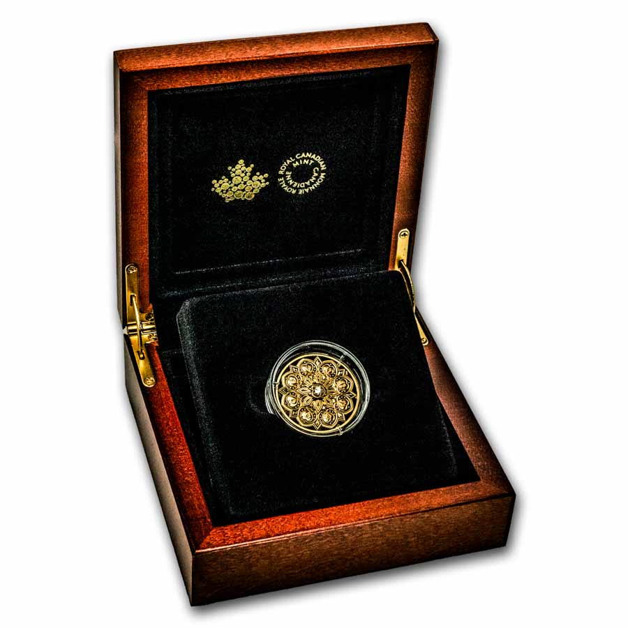 2023 Canada Proof Gold $200 De Beers Ideal Heart UHR