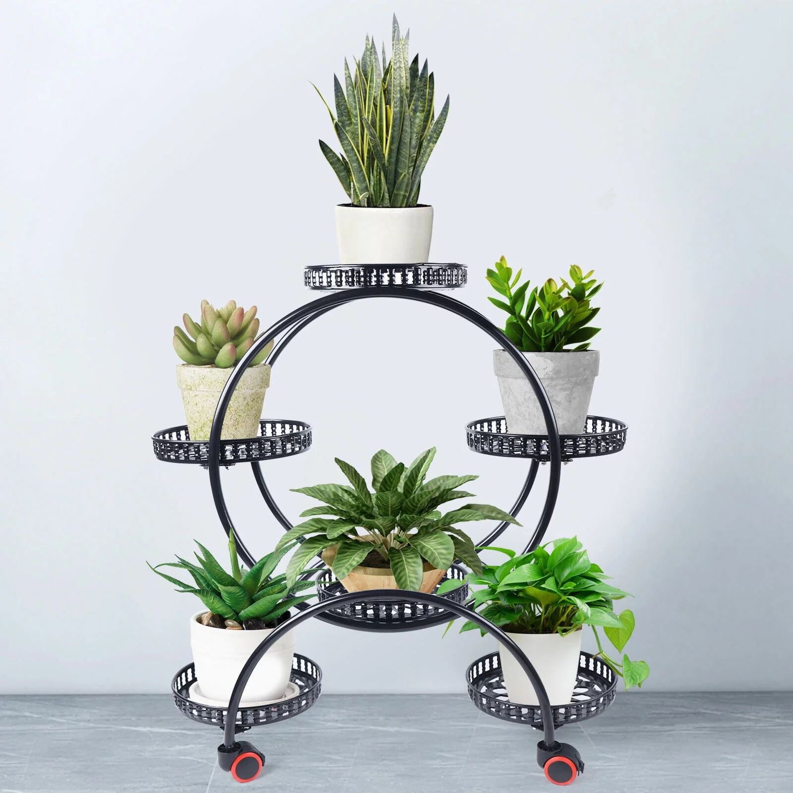 SHZICMY Metal Plant Stands for Patio, Garden, Living Room, Corner Balcony
