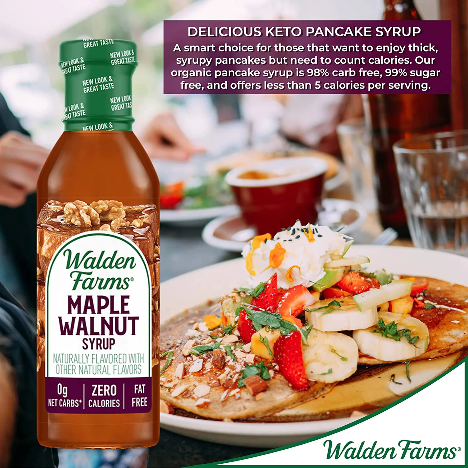 Walden Farms Maple Walnut Syrup, 12 Oz. Pack Of 6