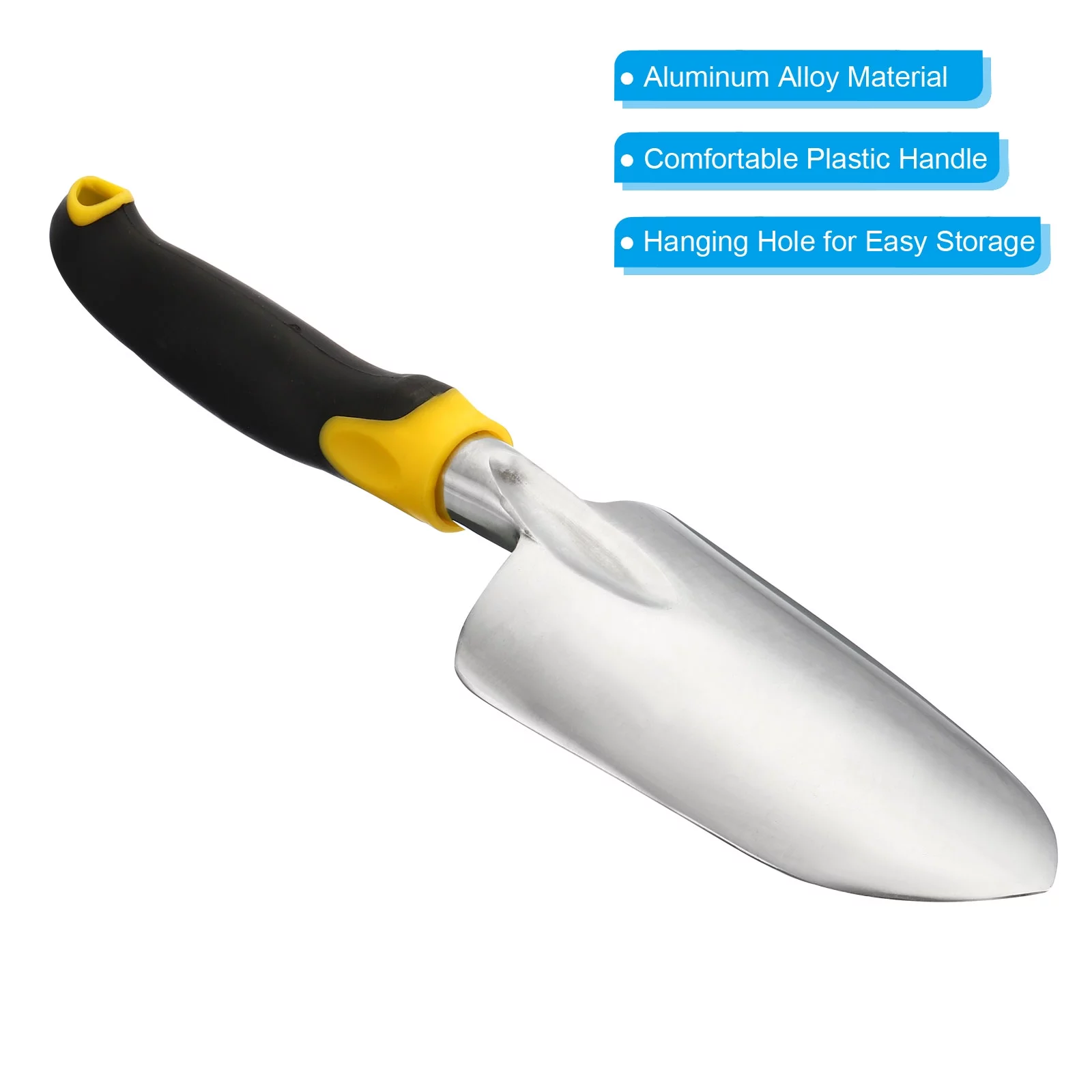 Uxcell Garden Trowel Gardening Hand Shovel Garden Hand Tools Aluminum Alloy Flower Beds Transplant Tool