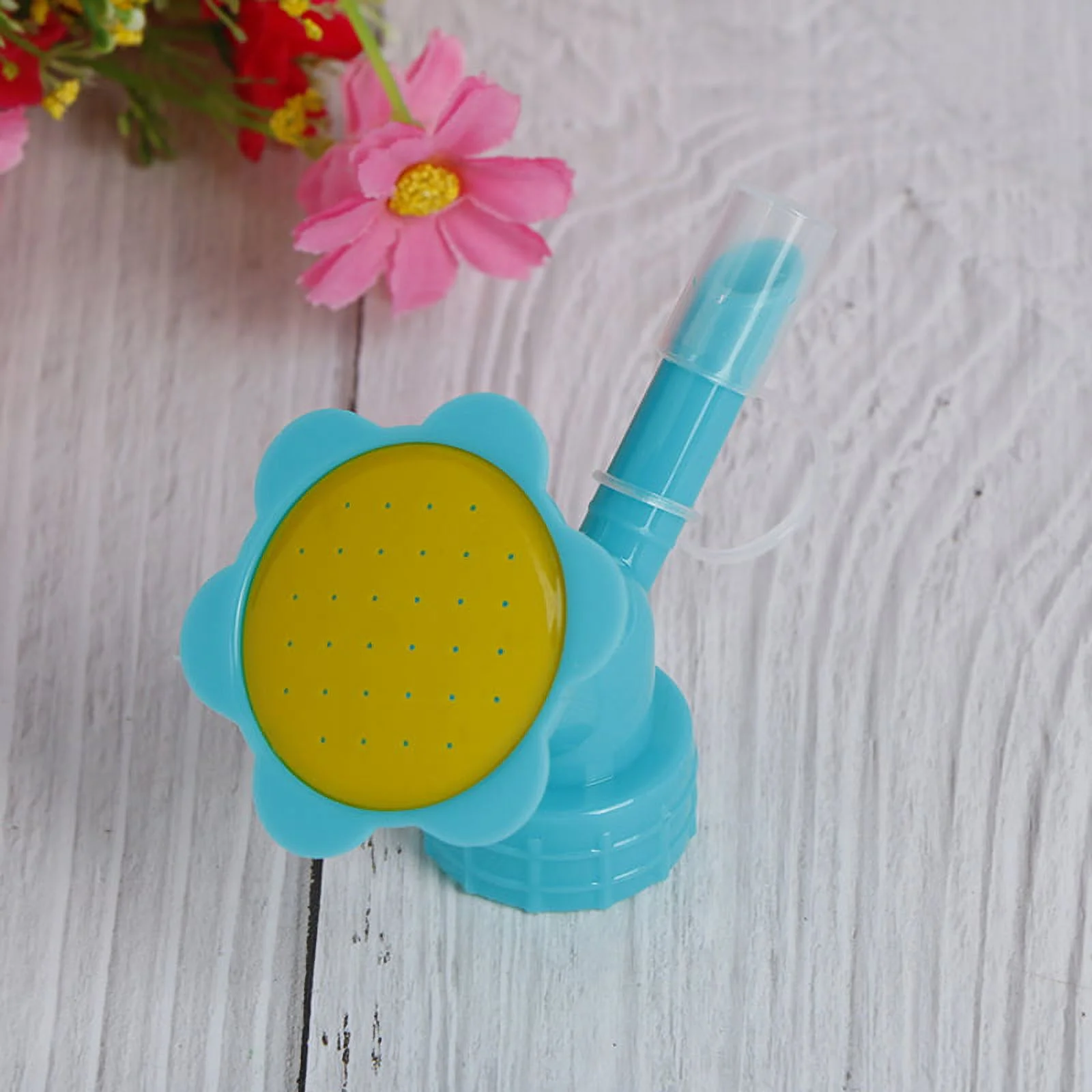 1PC 2In1 Plastic Nozzle For Flower Plant Waterers Bottle Watering Cans Sprinkler