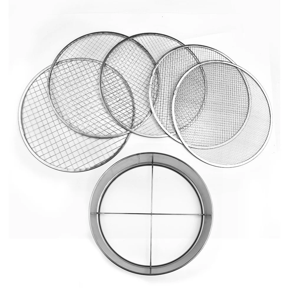 Stainless Steel Garden Potting Bonsai Compost Soil Sieve with 5 Filters