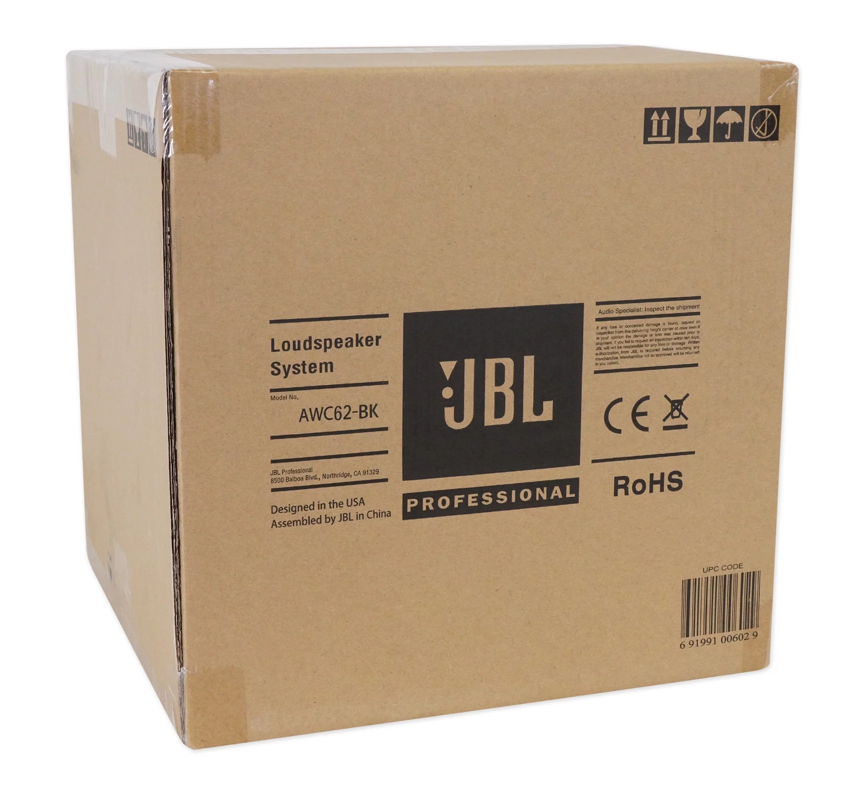 (2) JBL AWC62-BK 6.5