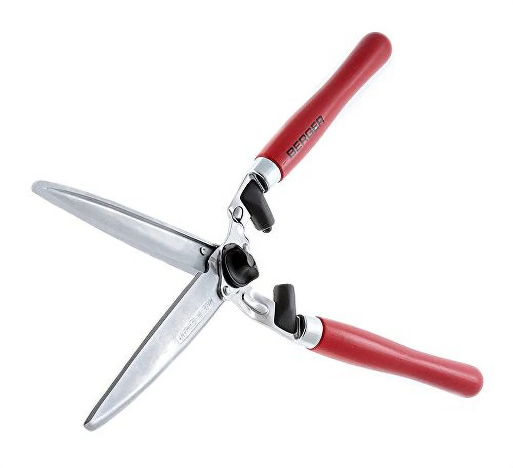 Hedge Shear, Wooden Handle 4490 With Straight Blades, 2 And Wrist-Gentle Shock Absorber