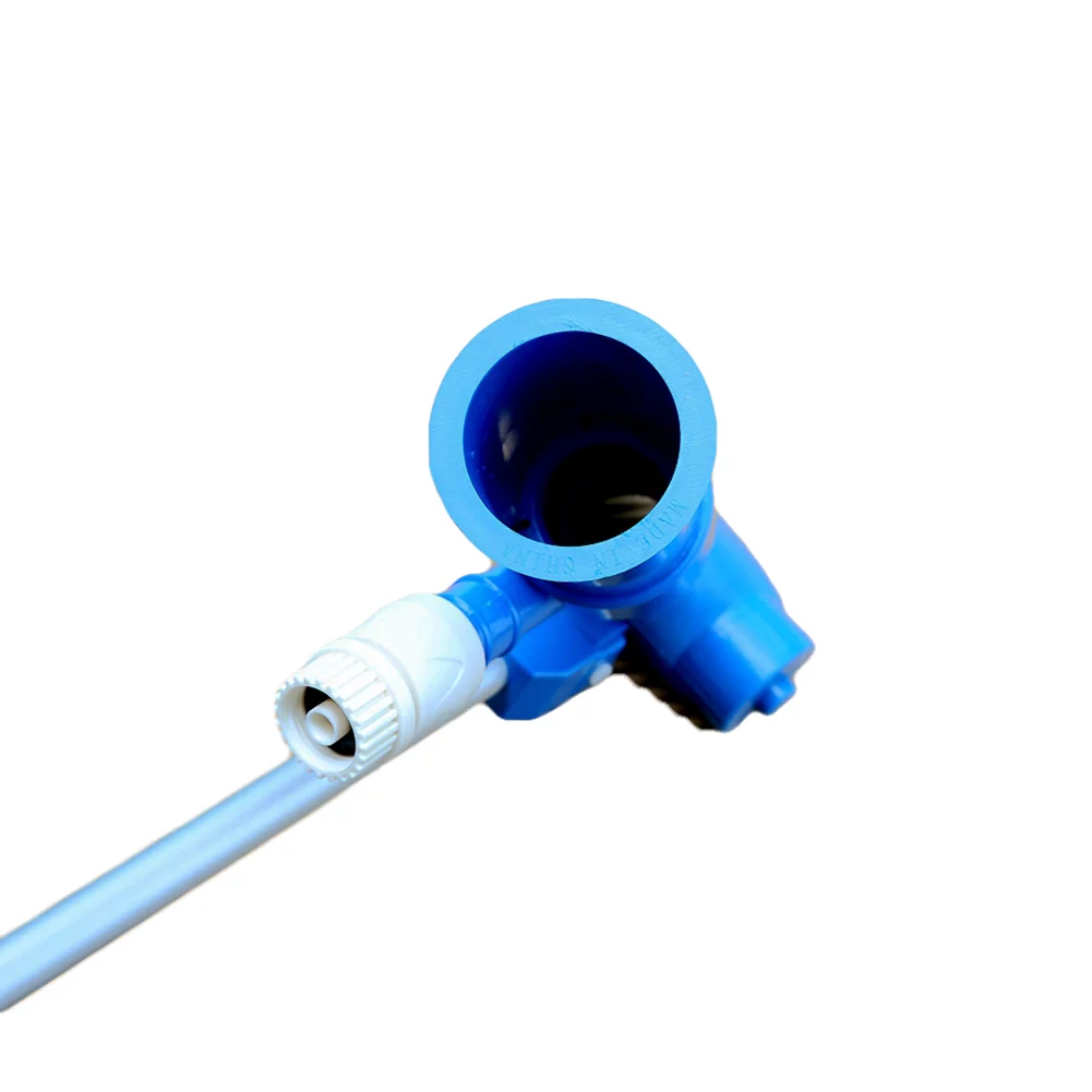 Mioliknya Portable Jet Pool Vacuum Underwater Cleaner with Pole Leaf Bag Ground Pool Spas Ponds Fountains