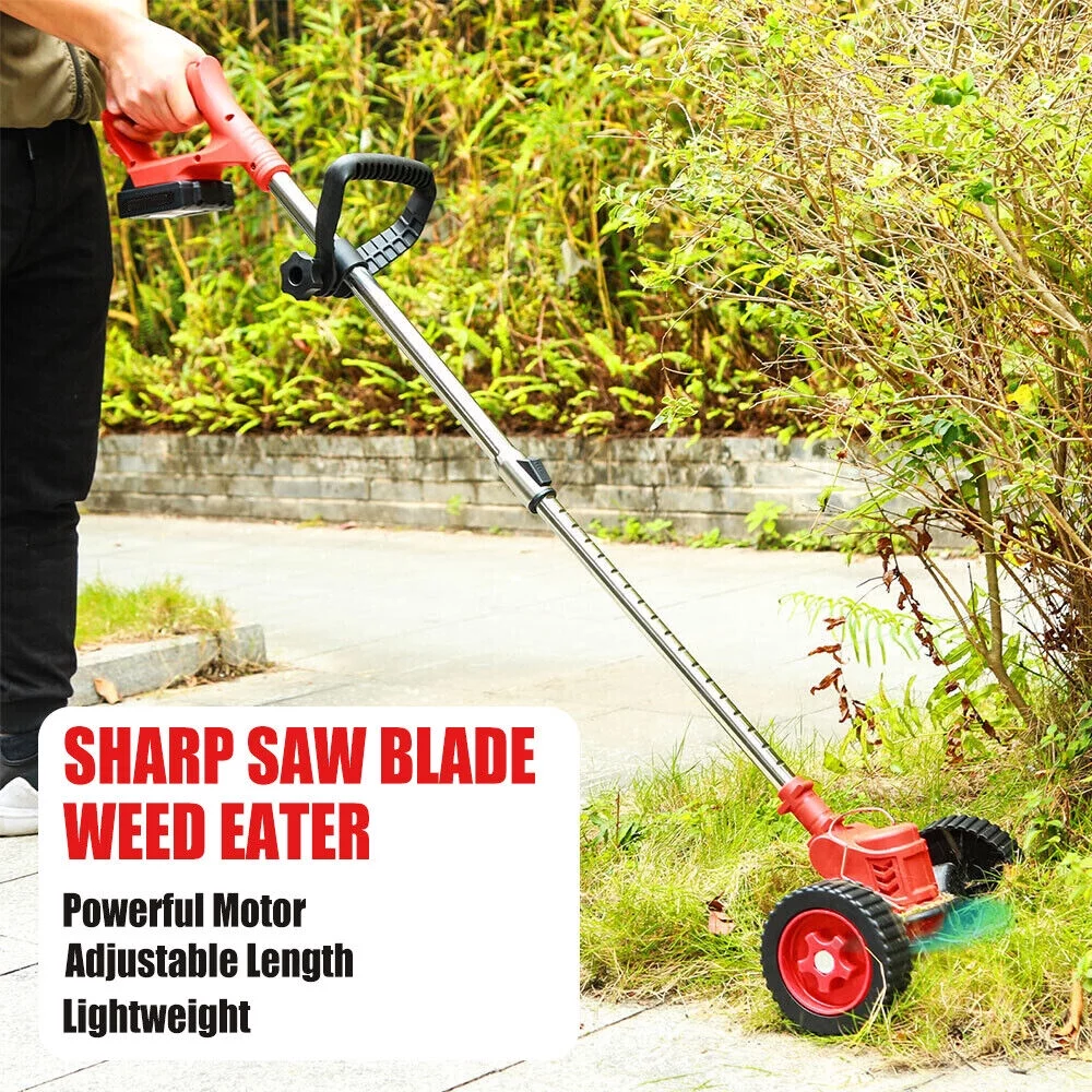 Cordless Electric Weed Lawn Eater Edger Yard Grass String Trimmer Cutter