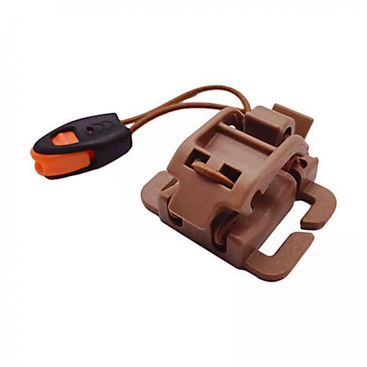 GARENDE 6X Engineering Shovel Ice Axe Clip Multifunctional Outdoor Wheel Clip Khaki