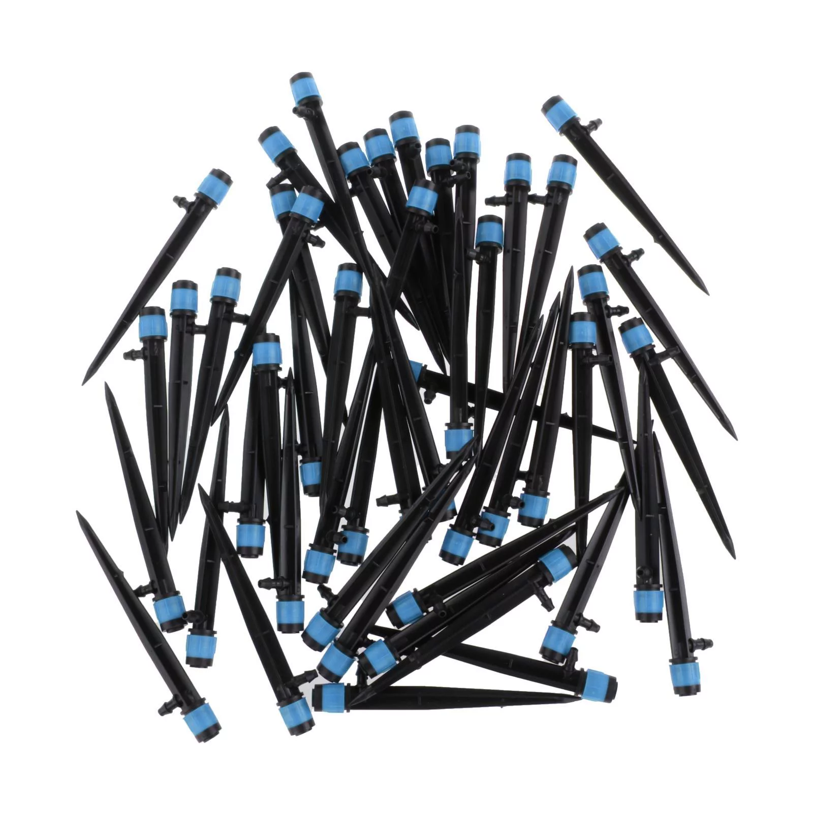 50 Degree Irrigation dripper Irrigation System Round Watering Sprinkler 4/7mm Tube PE Pipe Drip Emitters for Flower Beds Garden Blue