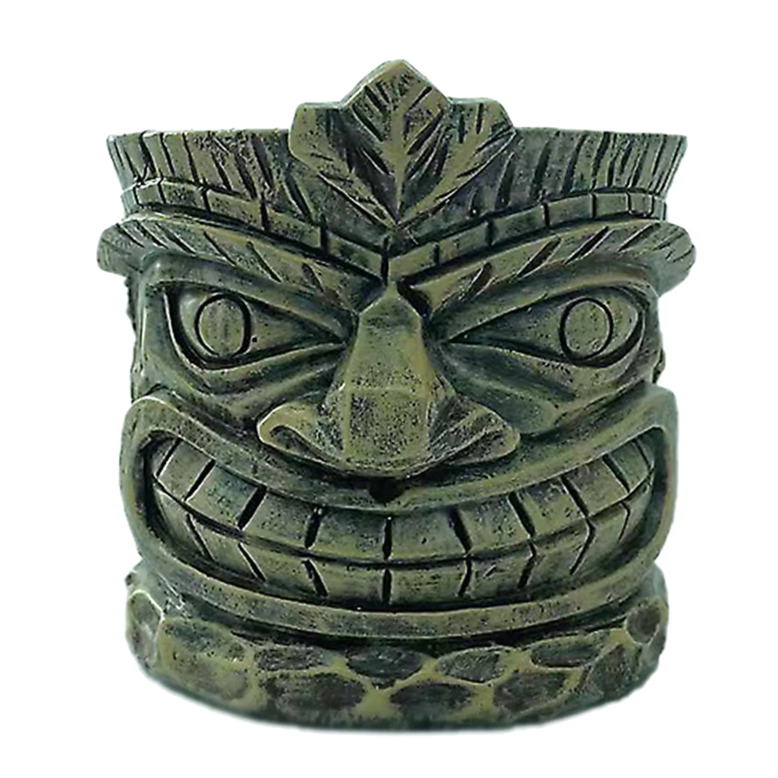 Creative Flower Planter Statue Sculpture Cactus Flower Pot Desktop Living Room Figurine Centerpiece Decor - Bronze C