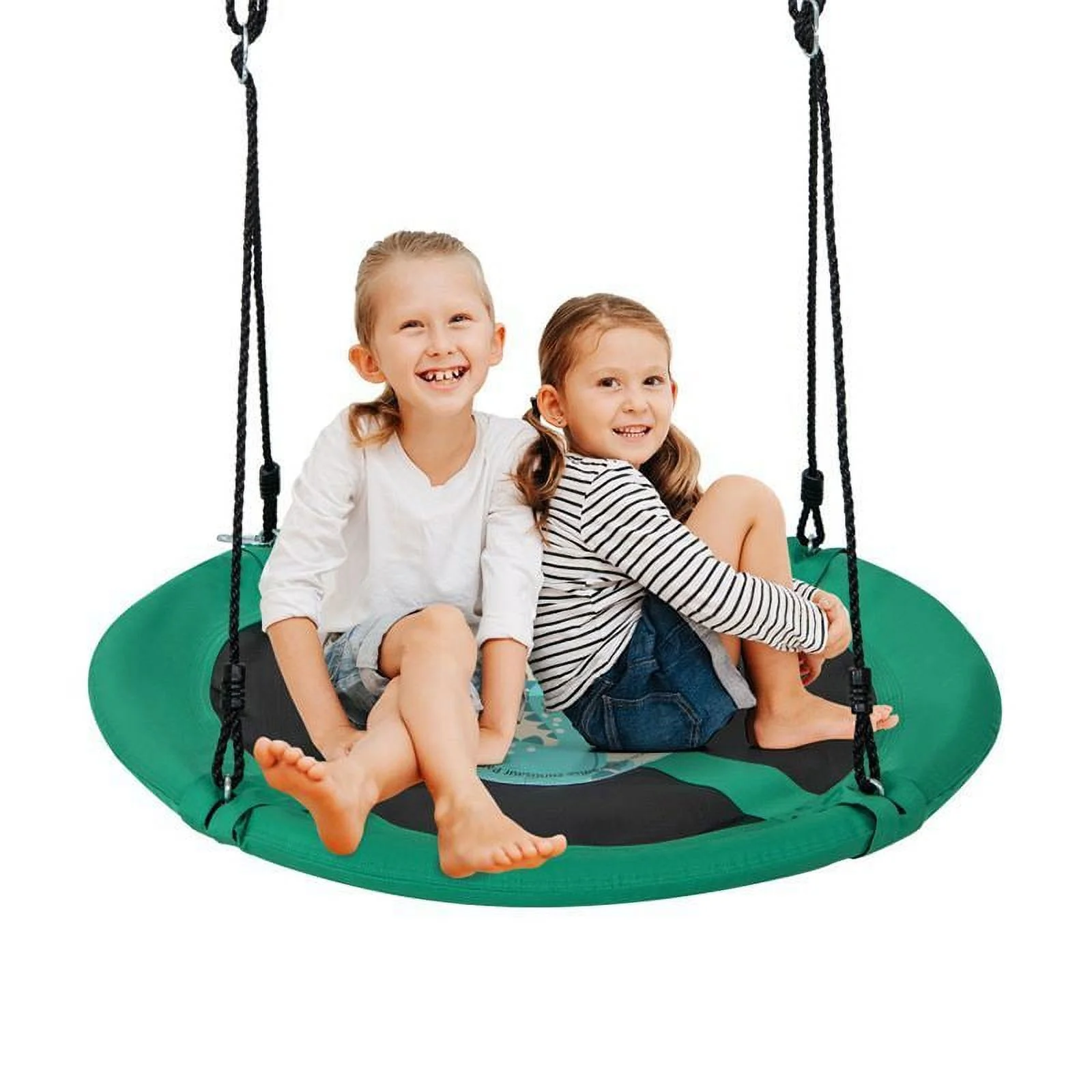 Tree Swing - Durable 900D Oxford Fabric Saucer Swing - 1 unit - 7.83 - Swing into hours of fun with our colorful and durable tree swing!