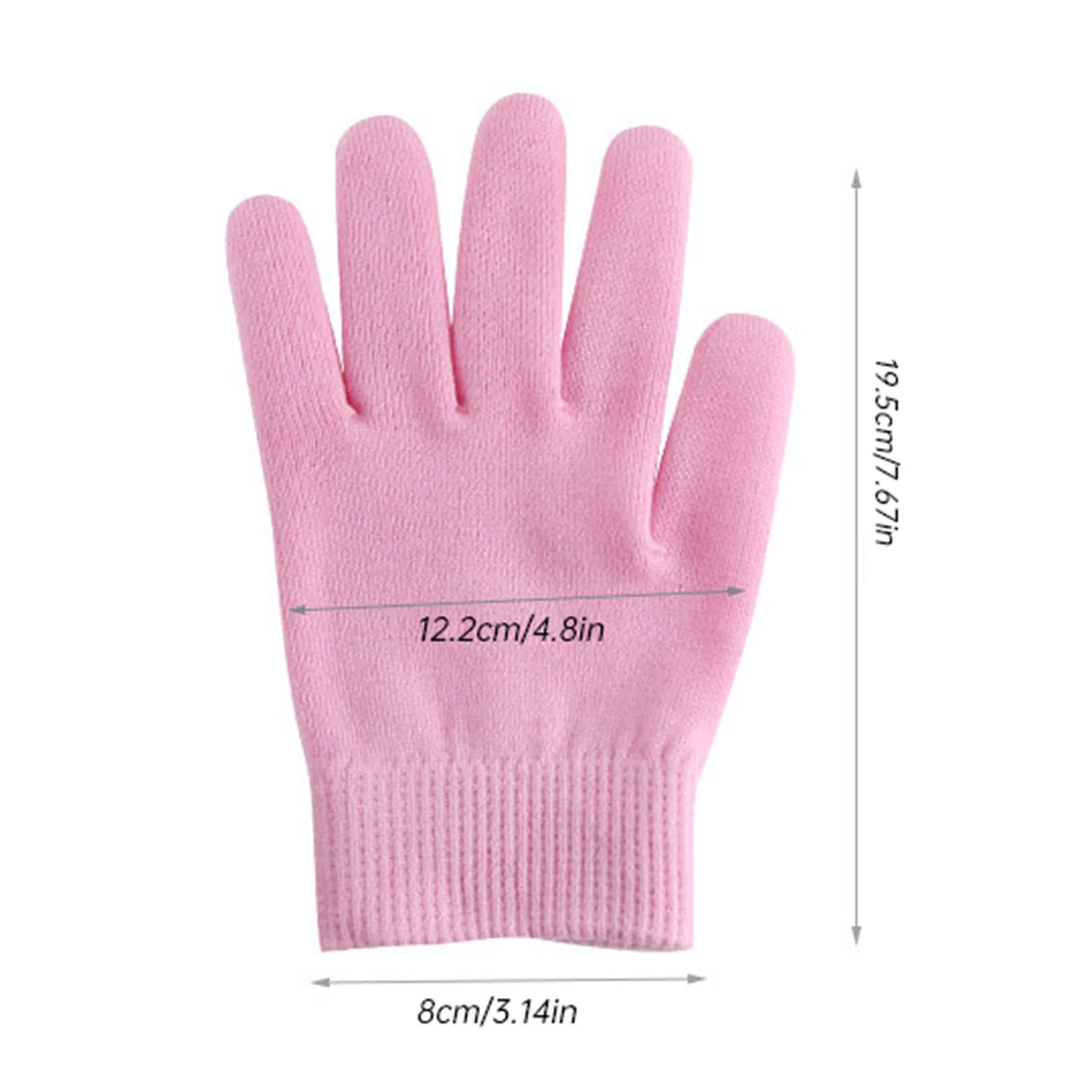 Womens Feet Care Moisturizing Gloves For Dry Hands Overnight White Gel Thickened Cotton Gloves Gloves For Women Hand Moisturizer Sleeping Spa Gloves For Dry Hands Foot Care Nail
