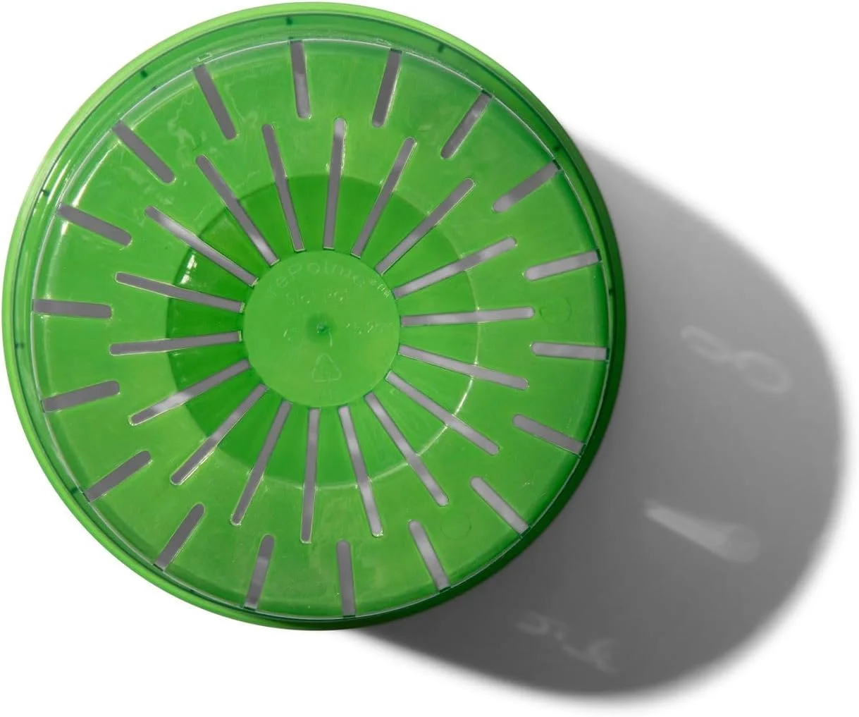 8 Inch Slotted s With Holes  3 Pack (Green Emerald)