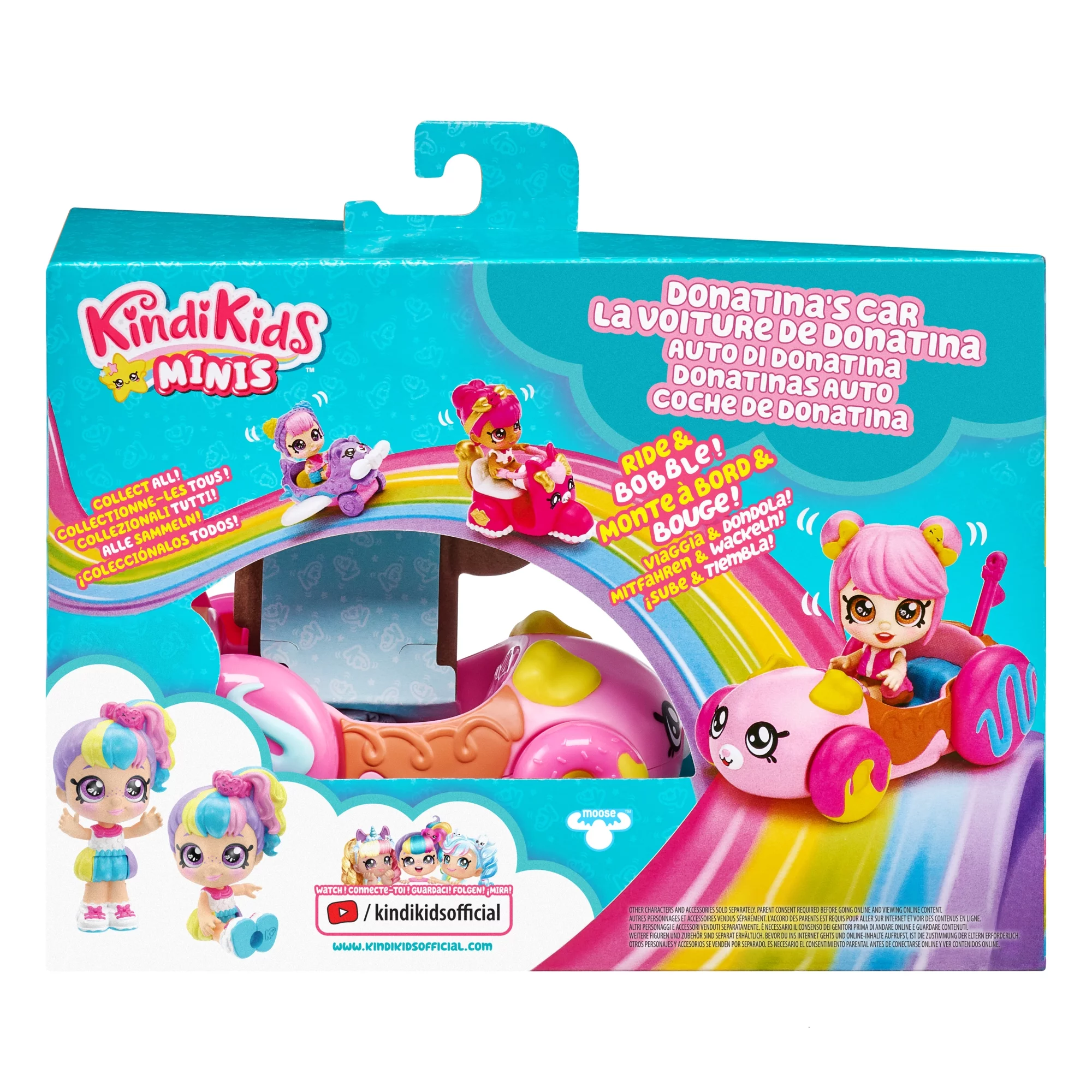 Kindi Kids Minis Donatina's Donut Car & Doll