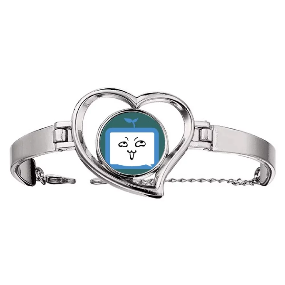 Saplings Insidious Small TV Face Original Bracelet Heart Jewelry Wire Bangle