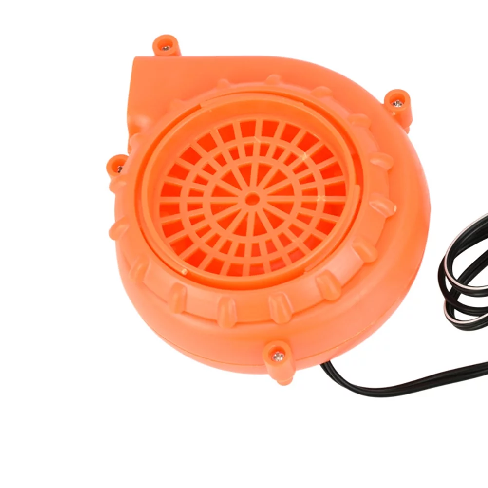 1 Set Portable Mini Electric Fan Air Blower for Mascot Head Gas Mode Cartoon Costumes Energetic Orange Blower
