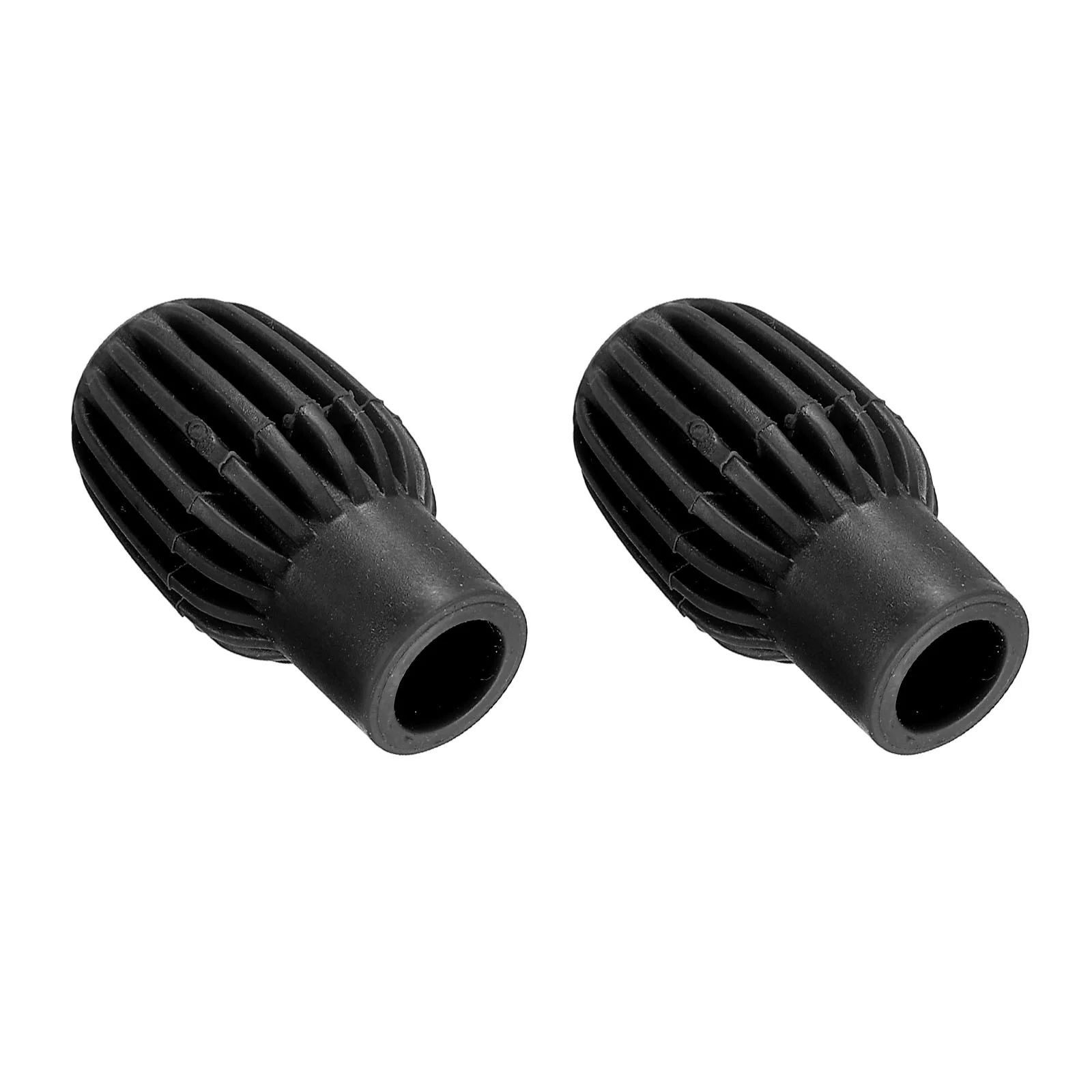 Drum Mute Drumstick Silent Tip Drum Dampener Silicone Rubber Practice Percussion Tips Mute Black 2 Pack