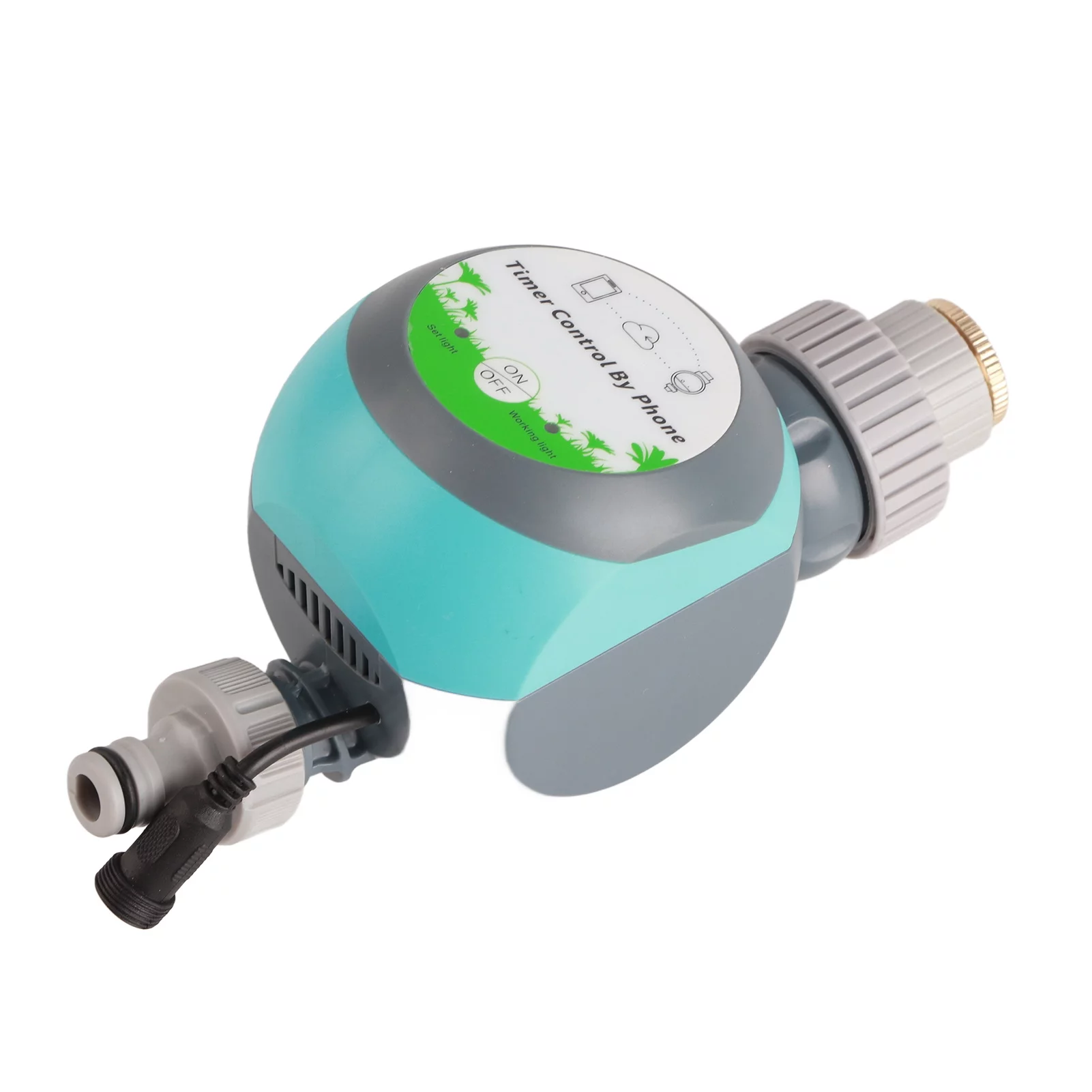 BuyWeek Sprinkler Water Timer, Automatic Watering Irrigation Timer USB Mobile Phone Remote WIFI BT Control Garden Irrigation System Controller