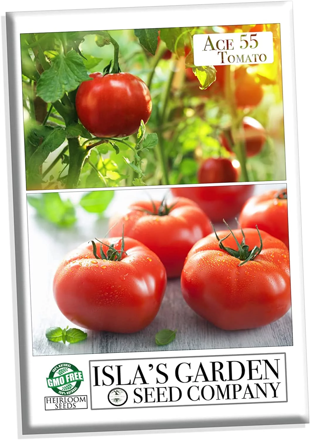 Ace 55 Tomato Seeds for Planting, 150+ Heirloom Seeds Per Packet,  Non GMO, Botanical Name: Lycopersicon esculentum, 85% Germination Rates, Great Home Garden Gift