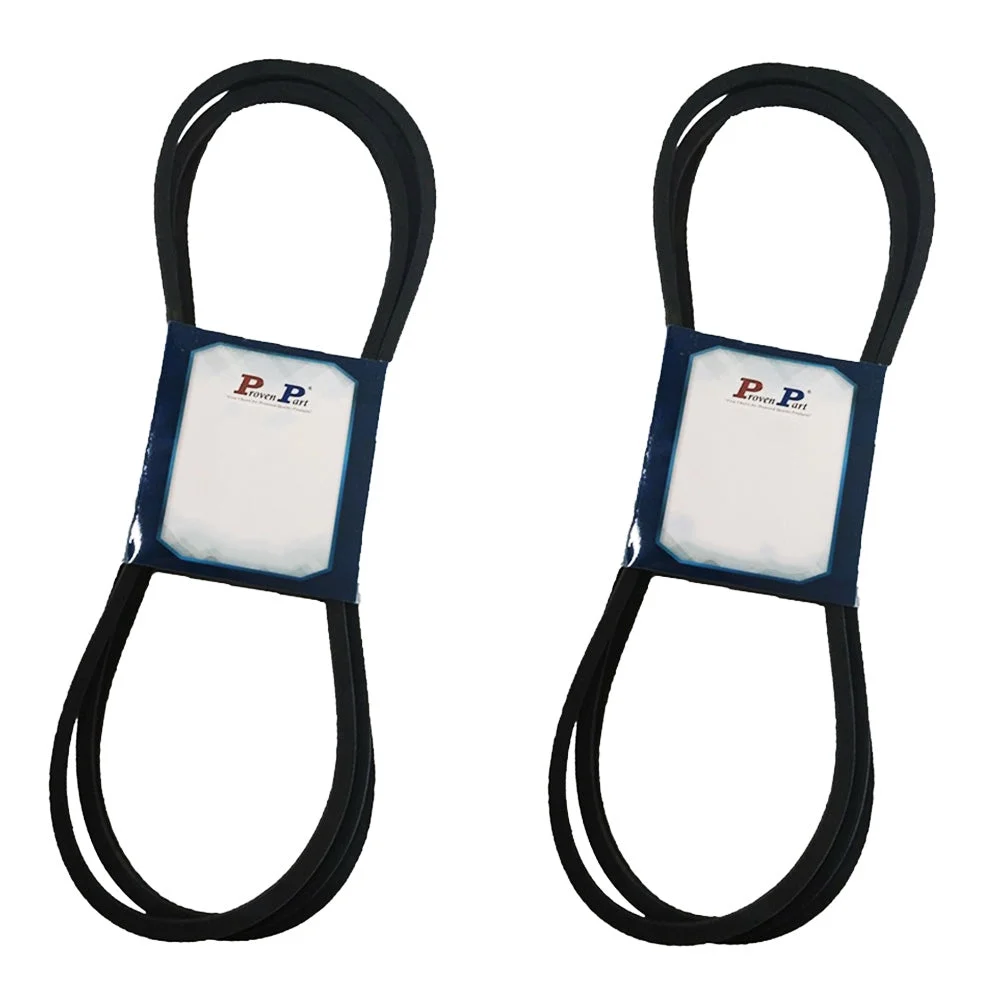 Proven Part 2 Lawn Mower Deck Forment Belts 191273 532191273 187283 265-217 88667 (5/8 In.X 142 In.)