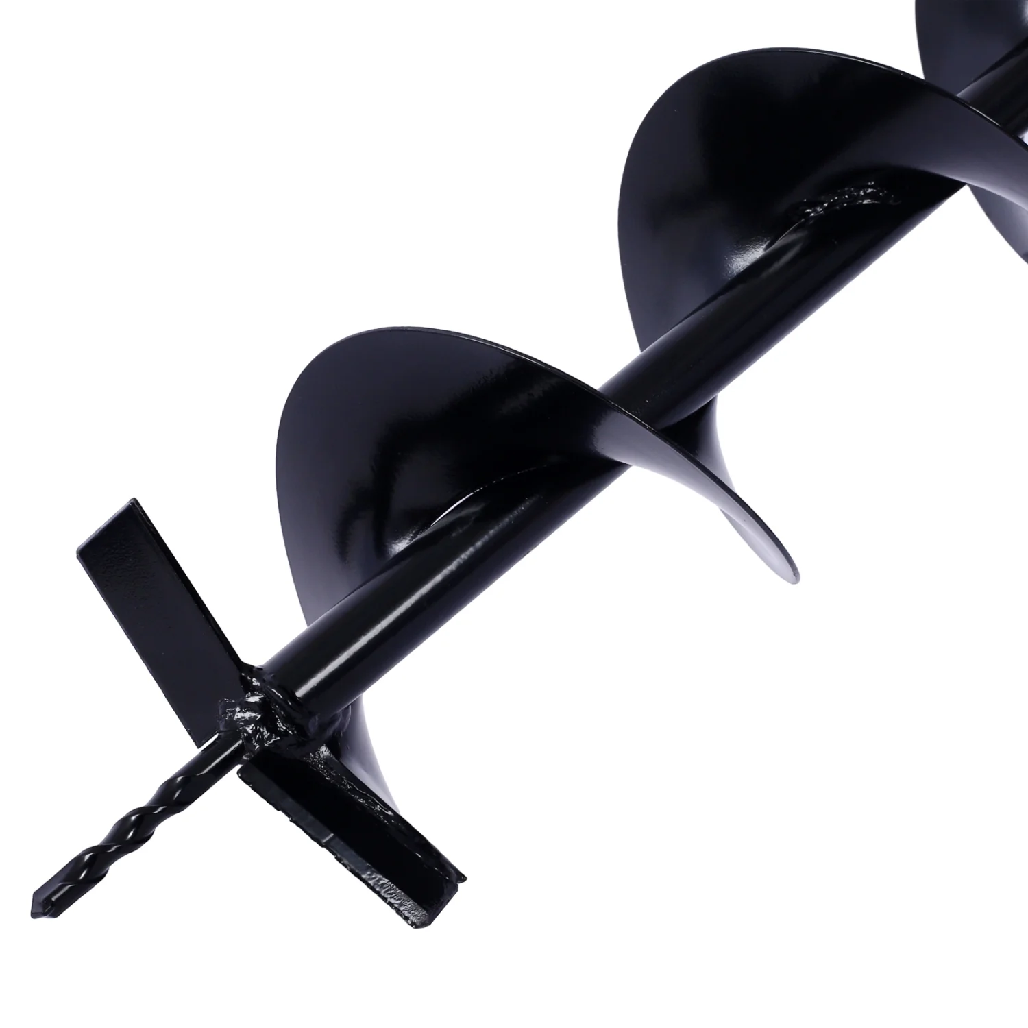 Auger Drill Bit for Planting Hole  Bulb Bedding Digging Post Hole Planting Tool for 3/4” Shaft Auger Hole Digger Replacement Auger Bits Earth Auger Digging Bit 4IN+6IN+8IN+12IN+ROD KIT