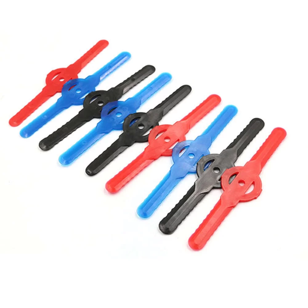 ALLTIMES 5PCS Plastic Lawn Mower Blades, Sharp Durable Grass Trimmer Head Replacement Cutter Blades Weed Eater Blades