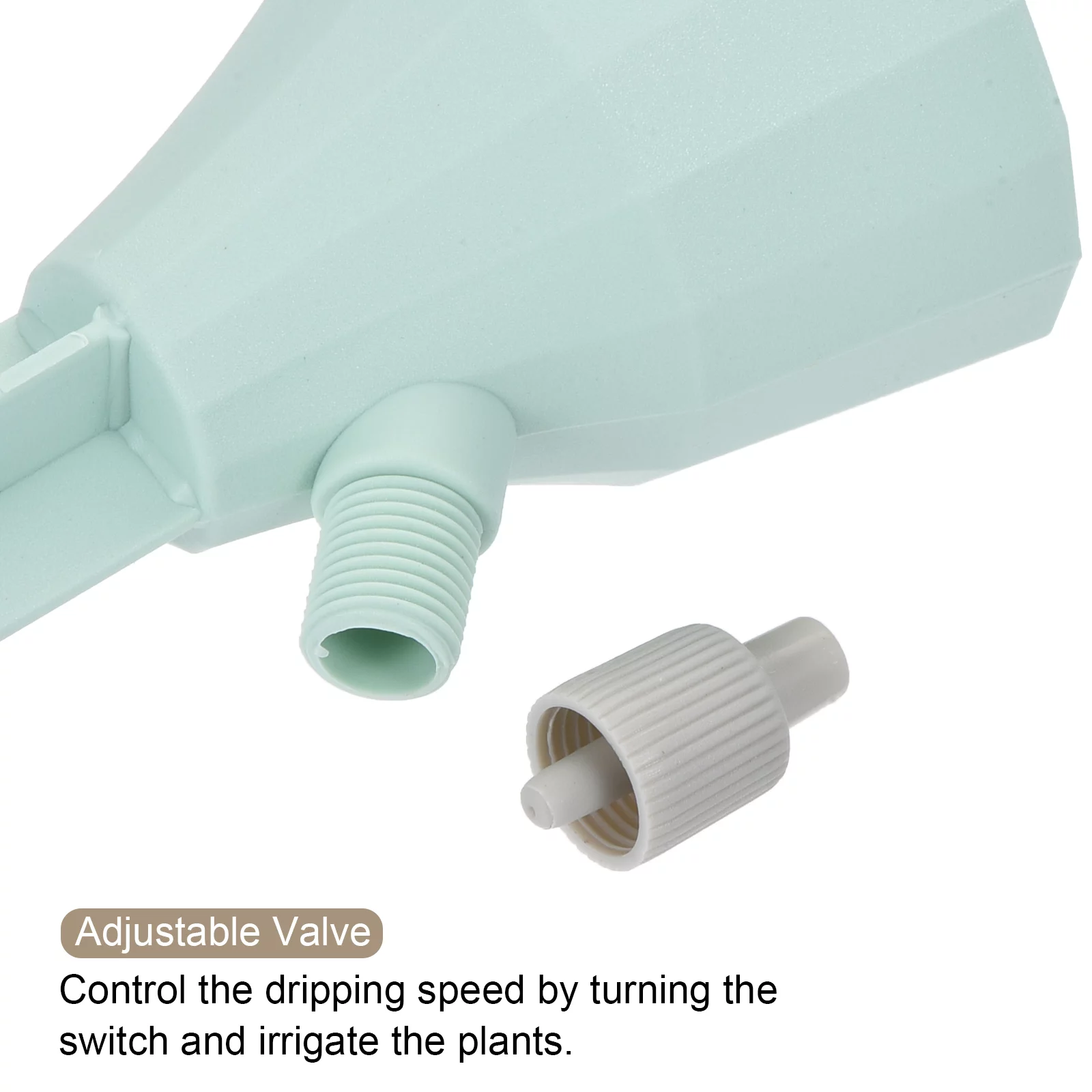 Uxcell Self Watering Spikes, Plastic Adjustable Automatic Irrigation Devices Green 3Pcs