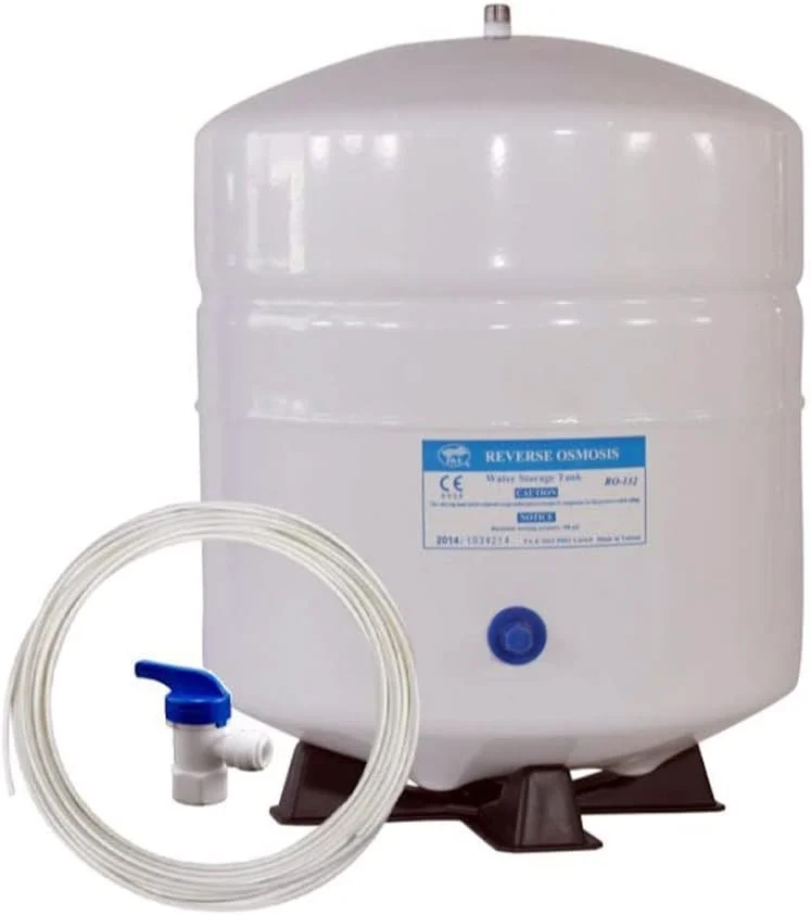 AQUA TRUE BLUE Reverse Osmosis Water Storage Pressure Tank 4.5 Gallon (3.2 Gal Capacity) Plus Tank Valve/Tubing