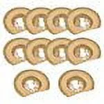 Versa Tool AB10K 63mm Semi-Circular Carbide RASP, 8mm Offset Mount Fits Fein Multimaster, Dremel, Bosch, Craftsman, Ridgid Oscillating Tools - 10/Pk