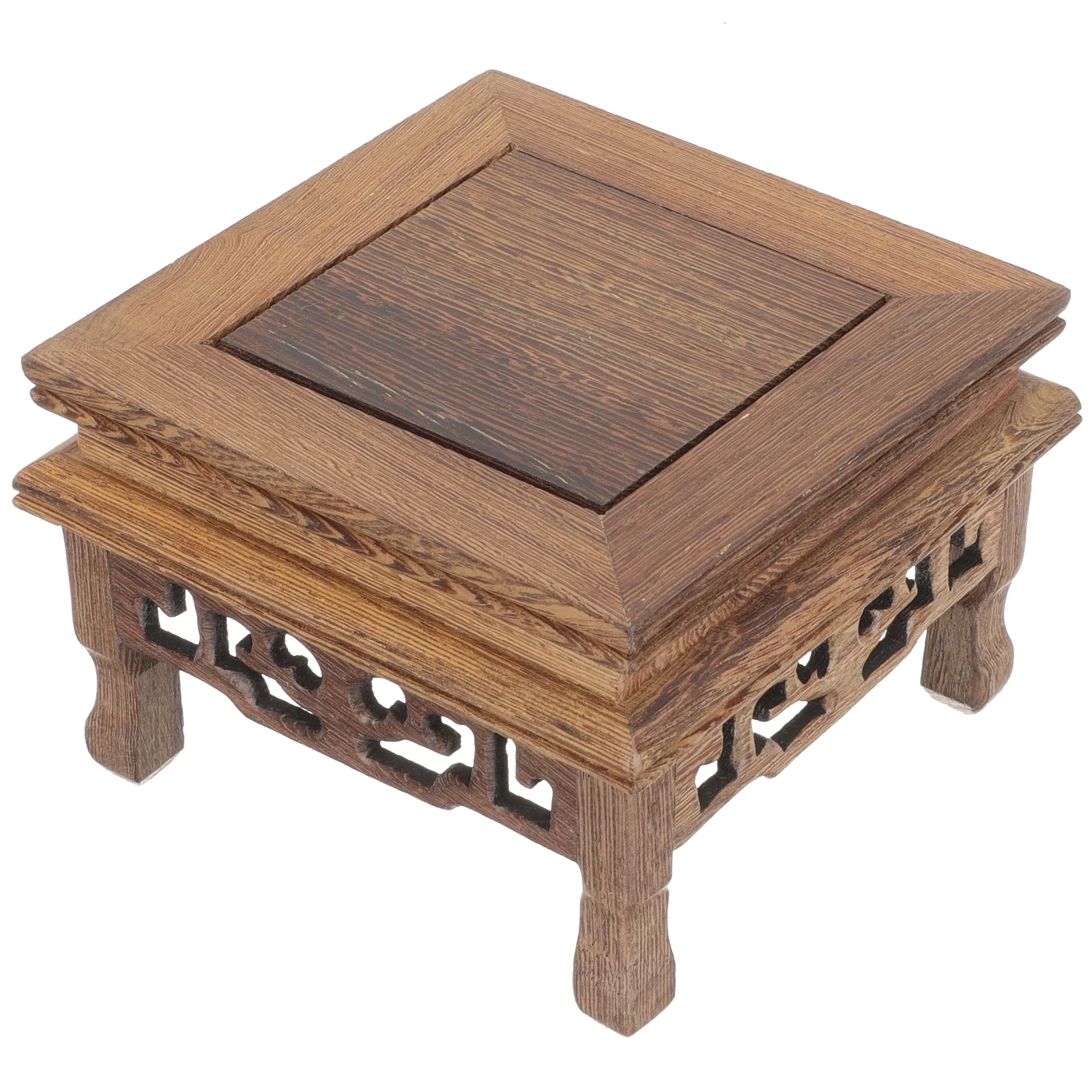 Qumonin Wooden Plant Stand Flower Pot Holder Vase Pedestal Display Stand