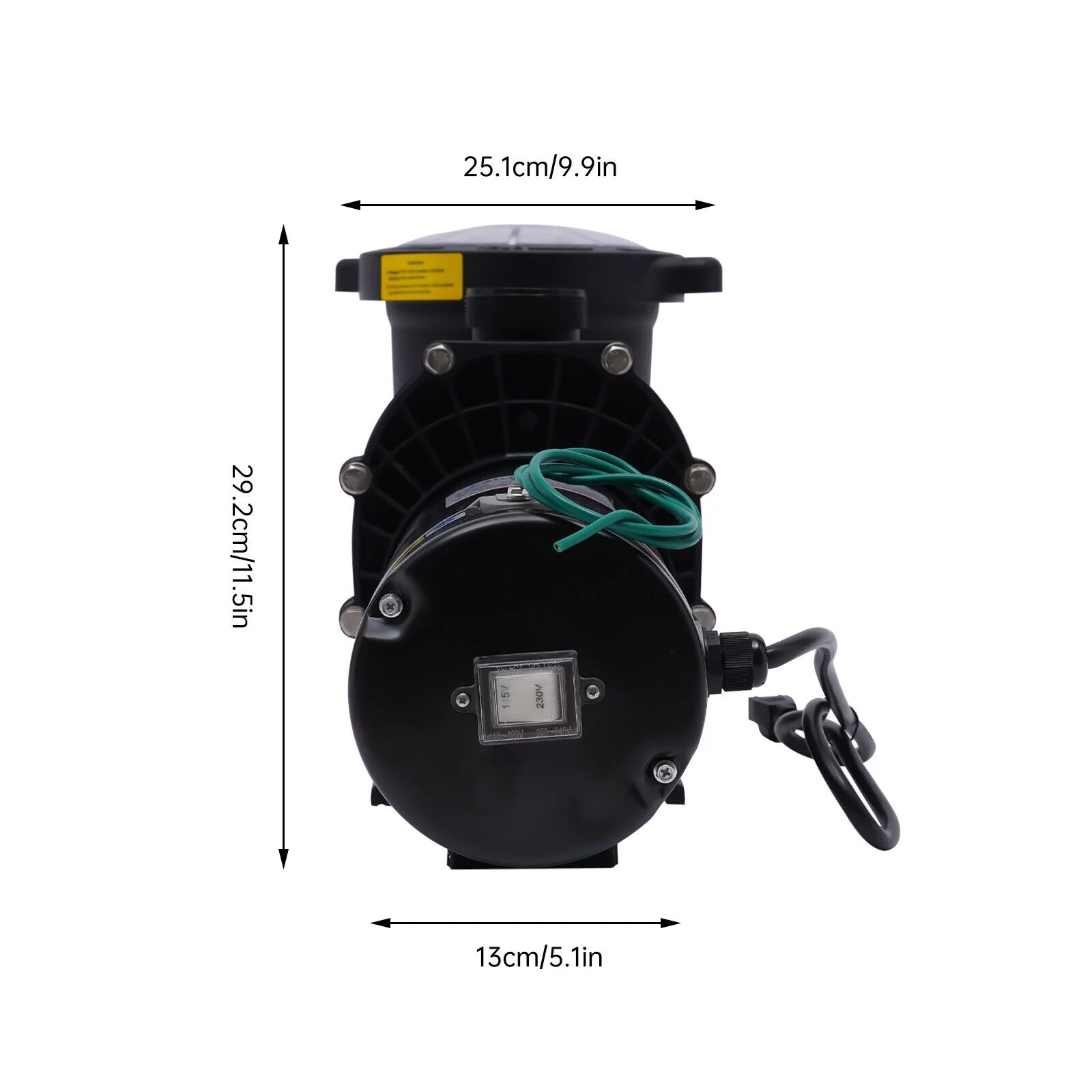 Denest Hbp1500ⅱ 2.0hp 1500w Inground/ Above Ground Swimming Pool Pump with Strainer Basket and Connectors