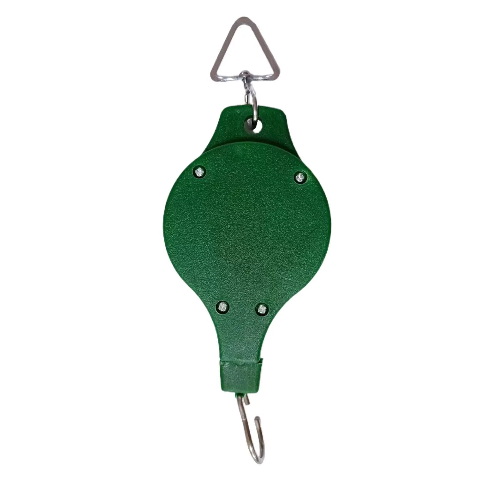 Plant Pulley Hanger Plant Hook Pulley Multiuse Durable Indoor Outdoor Plant Hanger for Birds Feeders Bird Cage Balcony Outdoor Indoor Fence Light Green