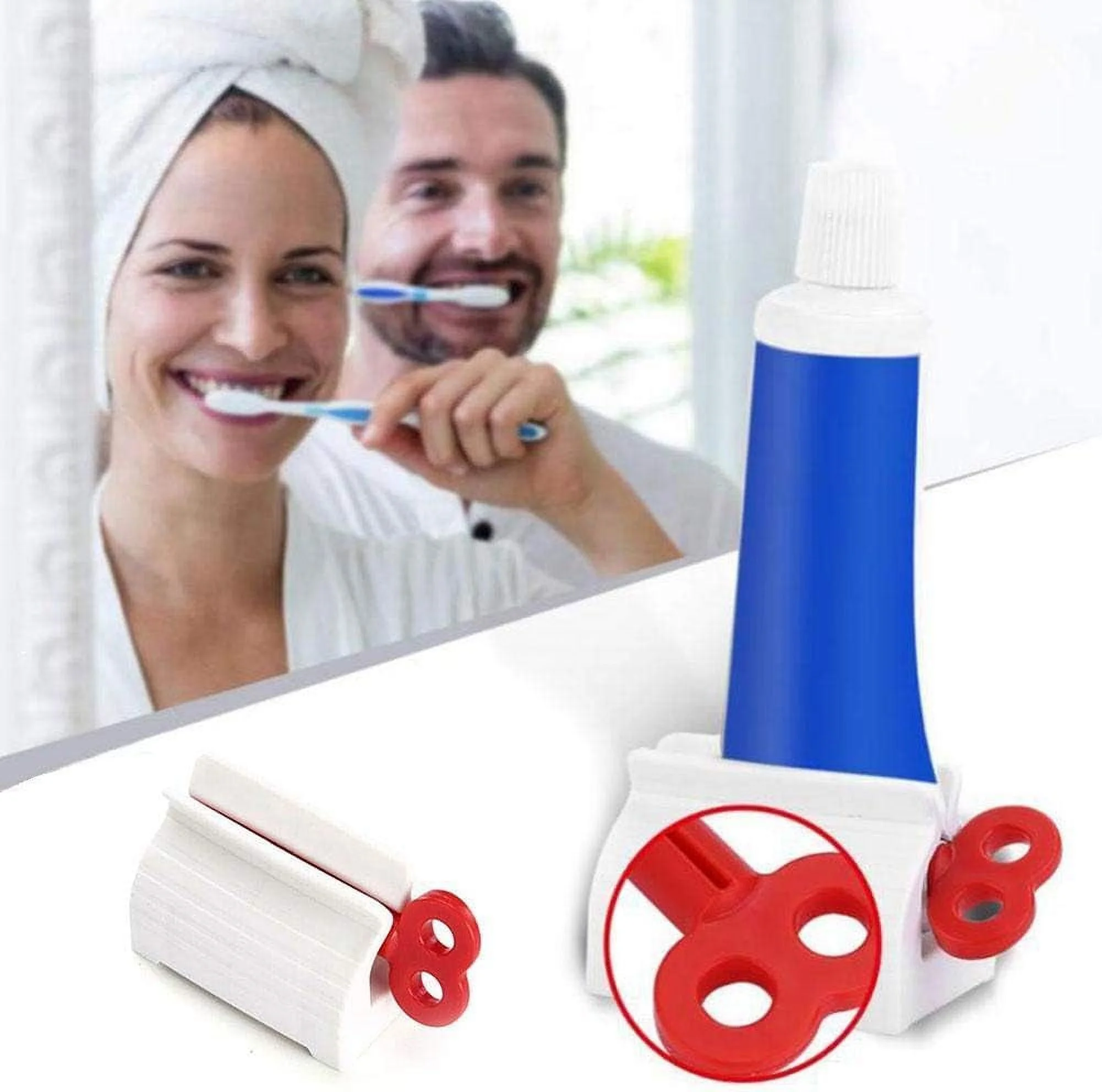 Toothpaste Tube Squeezer Multifunctional Press Manual Squeezed Toothpaste Clip-on Cleanser Supplies Squeezer Facial Bathroom