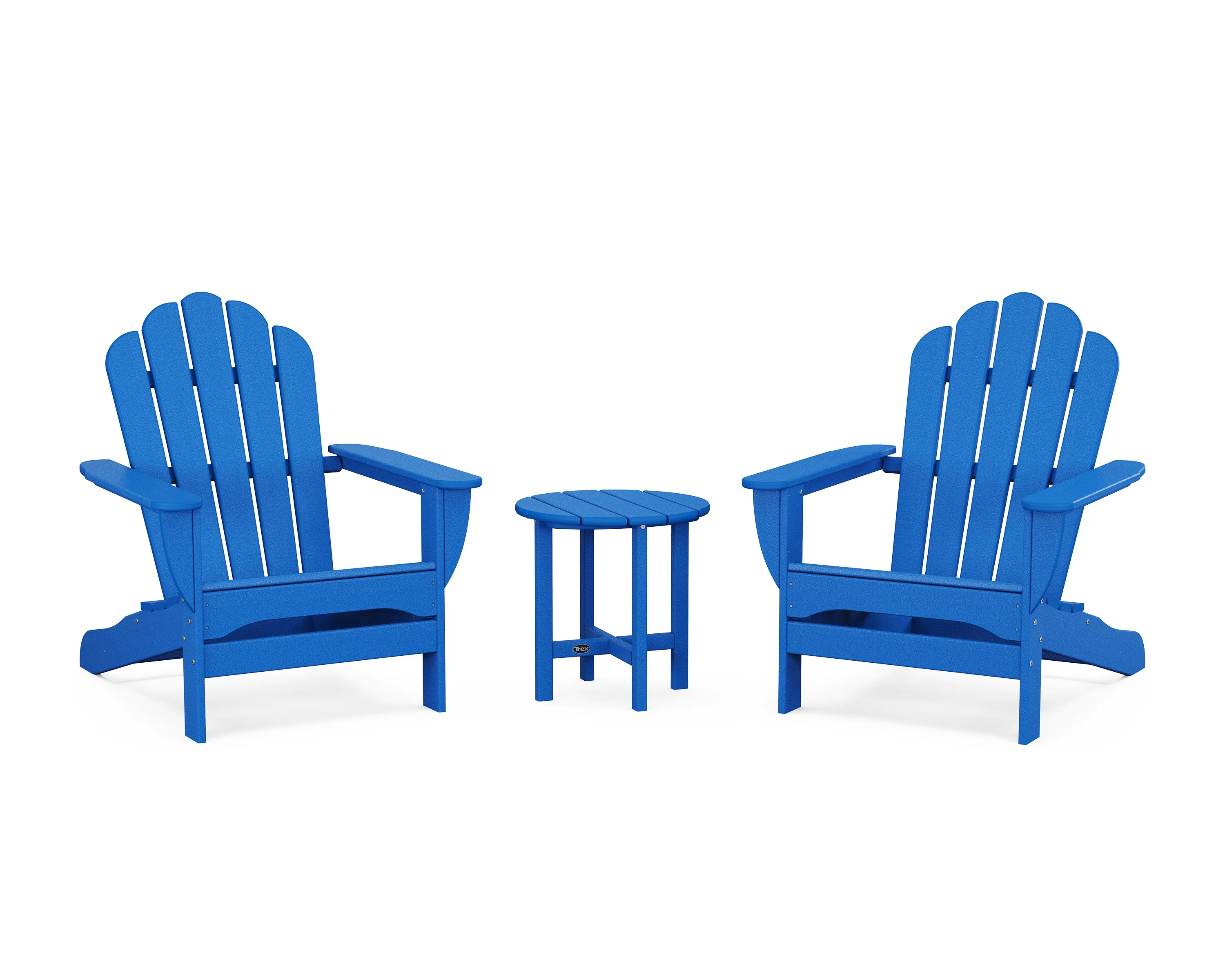 Trex® Outdoor Furniture™ 3-Piece Monterey Bay Oversized Adirondack Set in Pacific Blue