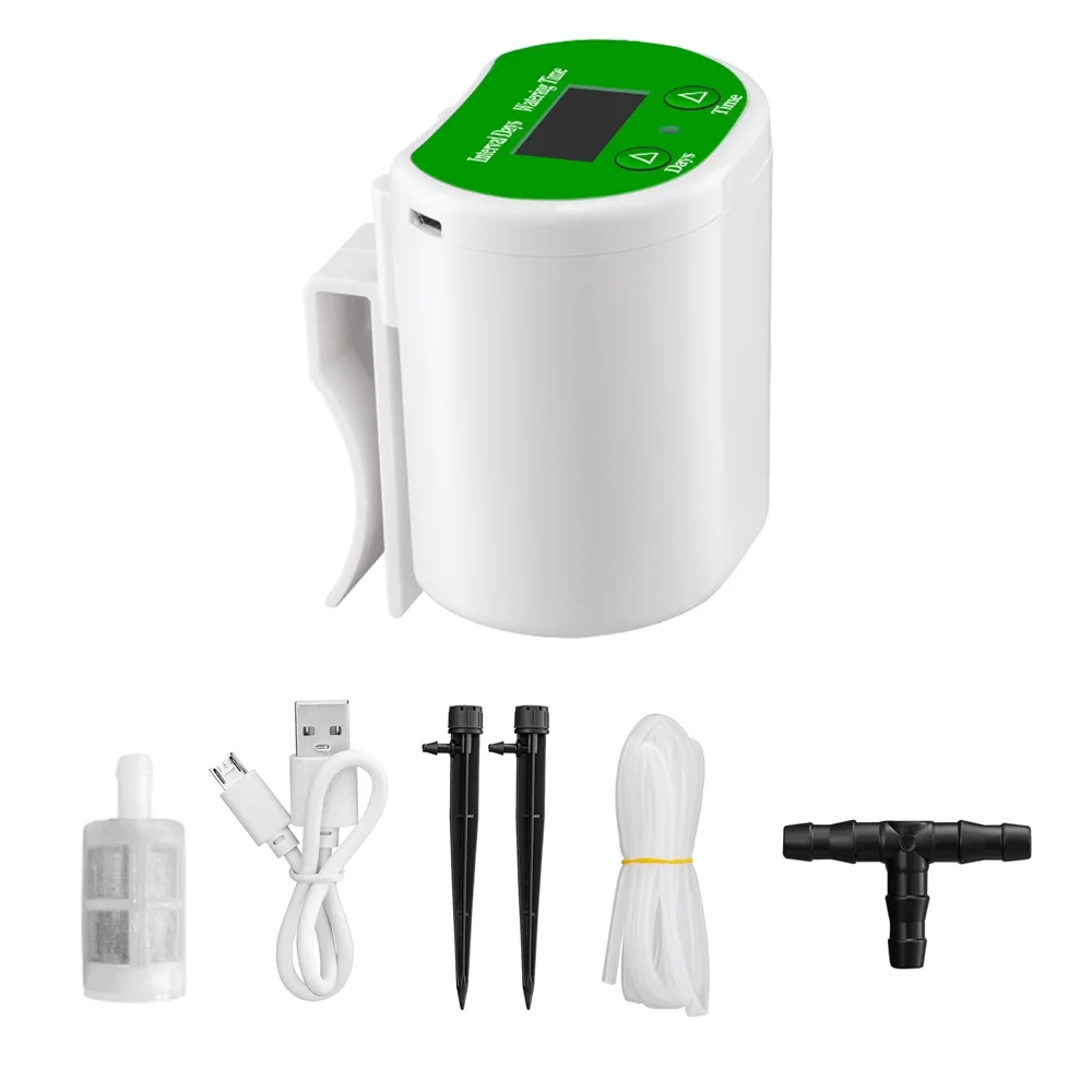 Automatic Watering System Timed Waterer Device Garden Terrace Drip Irrigation Kit For Potted Plants Vacation Watering