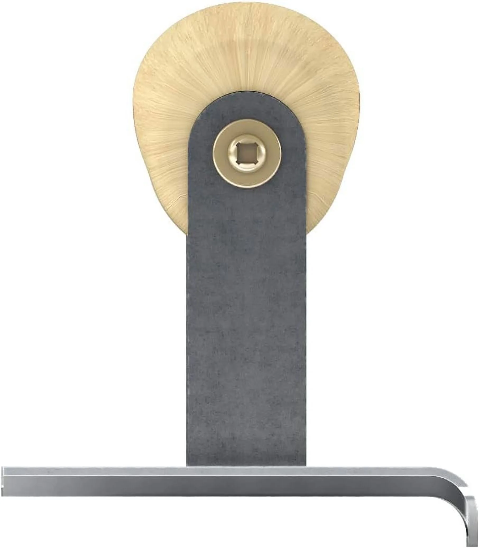 Bon 12-469 Curved End Edger - Stainless Steel 6-In. X 3-In. - 1/4-In. X 3/8-In.  Wood Handle