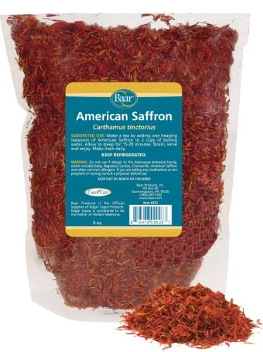 Saffron Tea and Slippery Elm Bark Powder Kit