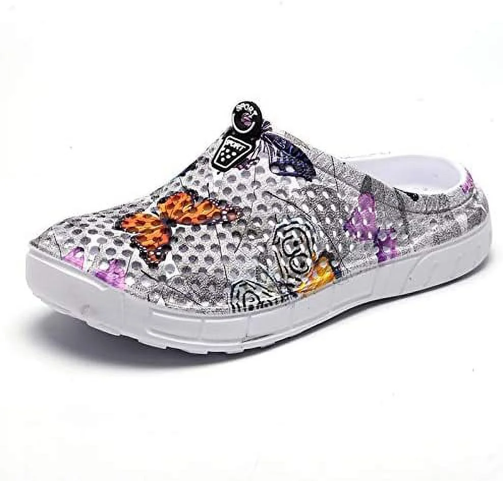 Women's Clogs Shoes Sandals Quick-Dry Lightweight Summer Beach Shoe Garden Clogs Casual Slippers
