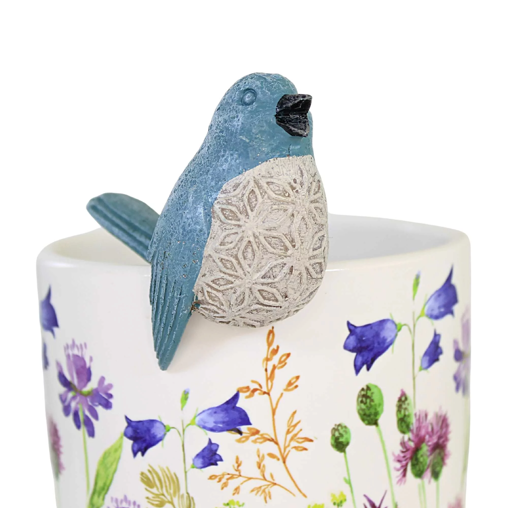 Home & Garden Bird Pot Sitters Polyresin Planter Decor Mg1282503