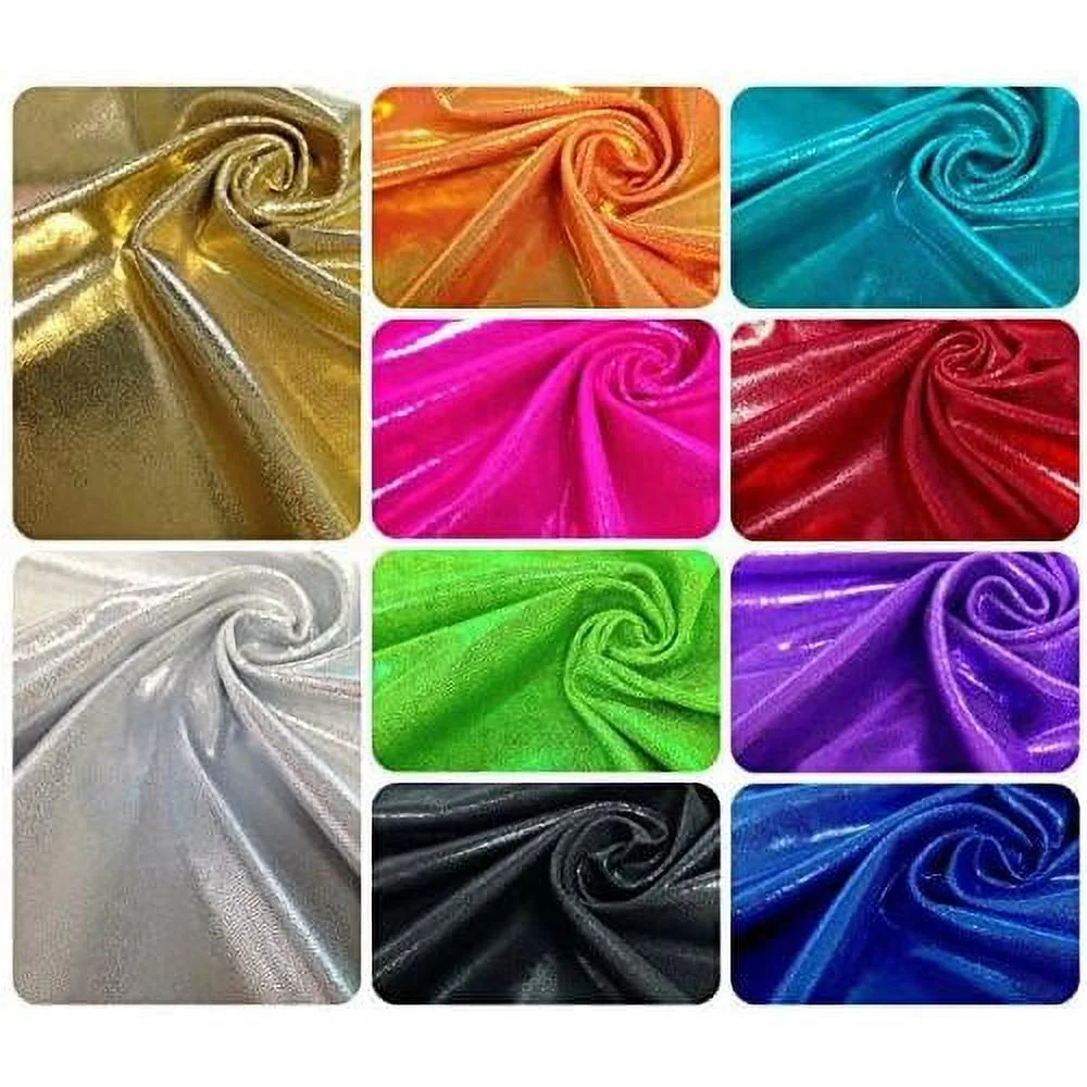 Shiny Finger 4-Way Stretch Heavy Nylon Spandex Fabric (Lime)