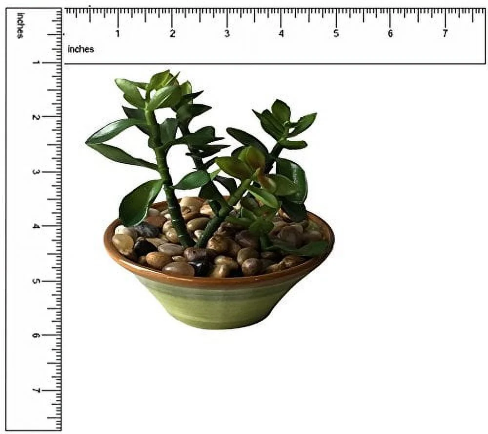 Set of 2- Like Real Faux Artificial Succulent in Ceramic Pot - AIHY3040(NOT TINY 3