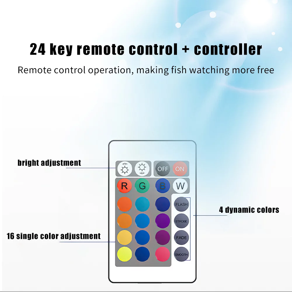 Swimming Pool Lights,DFITO 36 LED RGB Pond Spot Lights Underwater Pool Fountain IP68 4 lights + IR Remote